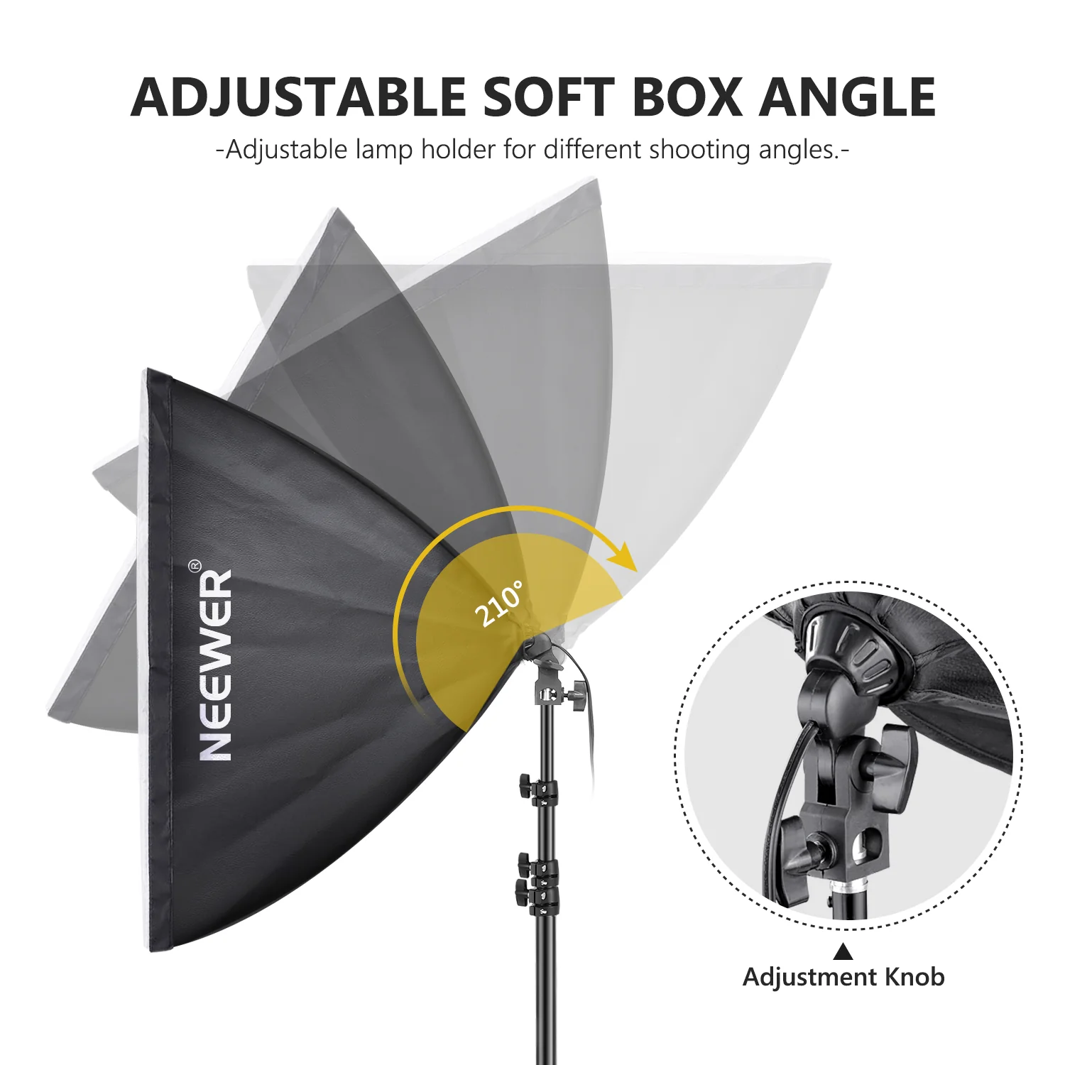 NEEWER NK200 24x24"/60x60CM 700W Photography Softbox Kit - Image 7