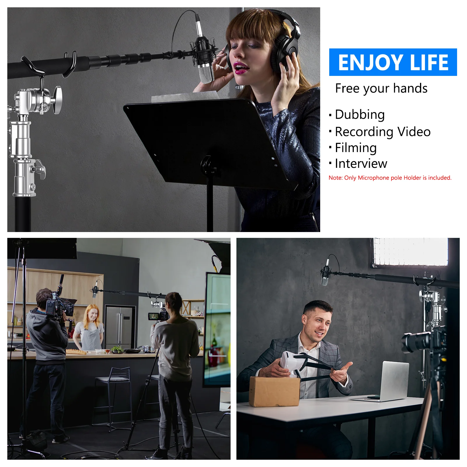 NEEWER Metal Microphone Boom Support Holder - Image 7