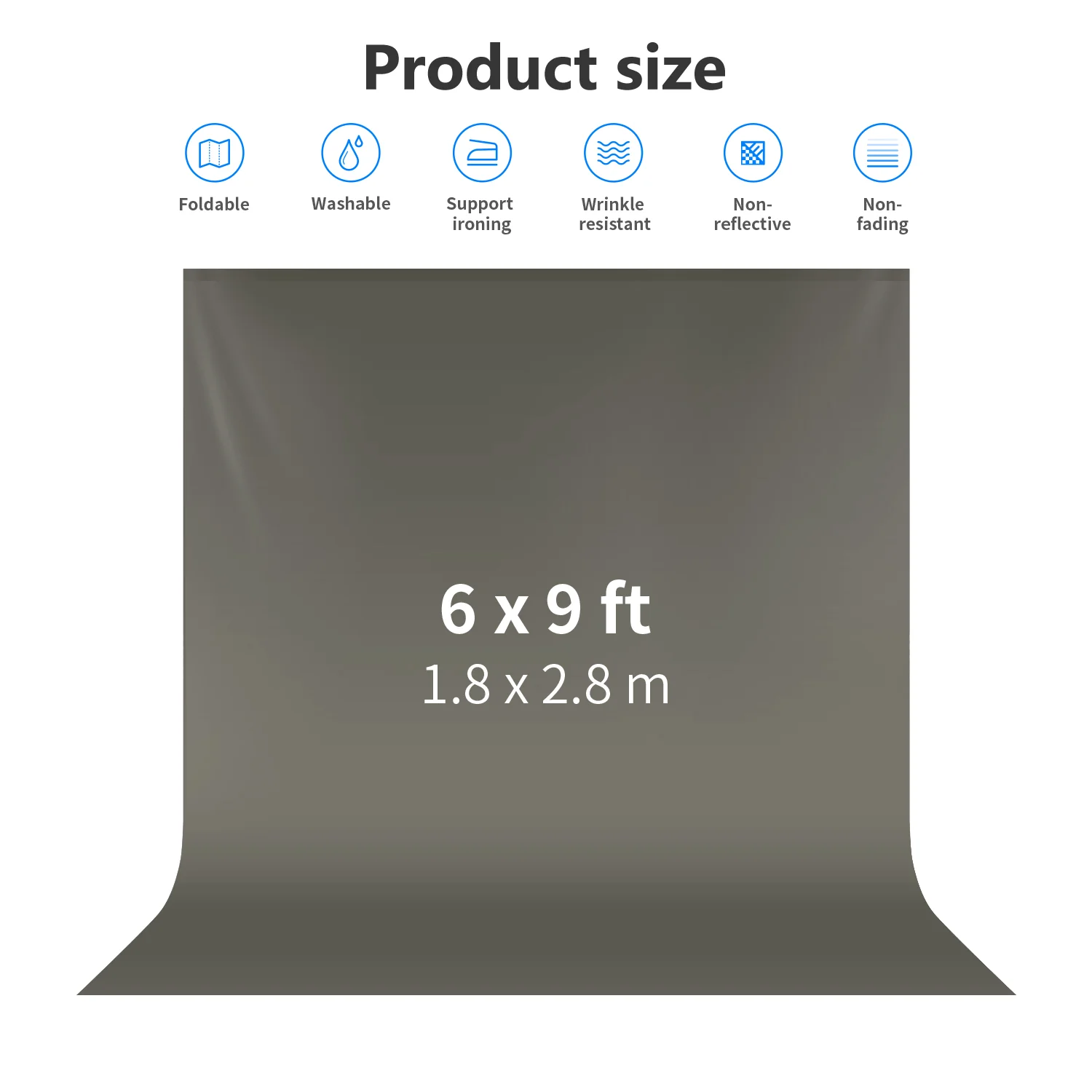 NEEWER 2.8x1.8m / 9x6ft Collapsible Backdrop - Image 10