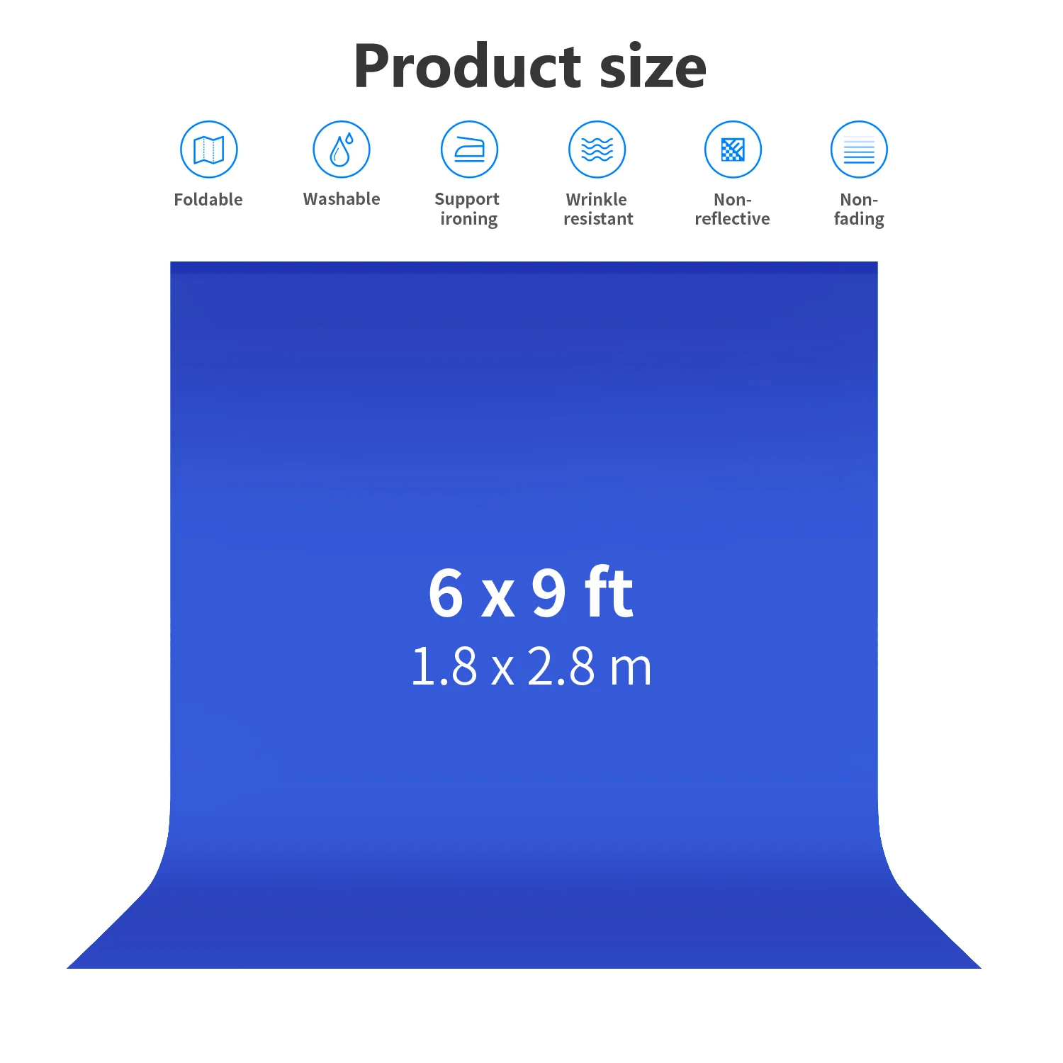 NEEWER 2.8x1.8m / 9x6ft Collapsible Backdrop - Image 11