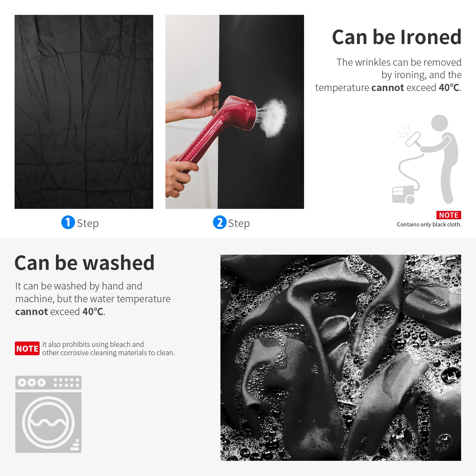 NEEWER 2.8x1.8m / 9x6ft Collapsible Backdrop - Image 4