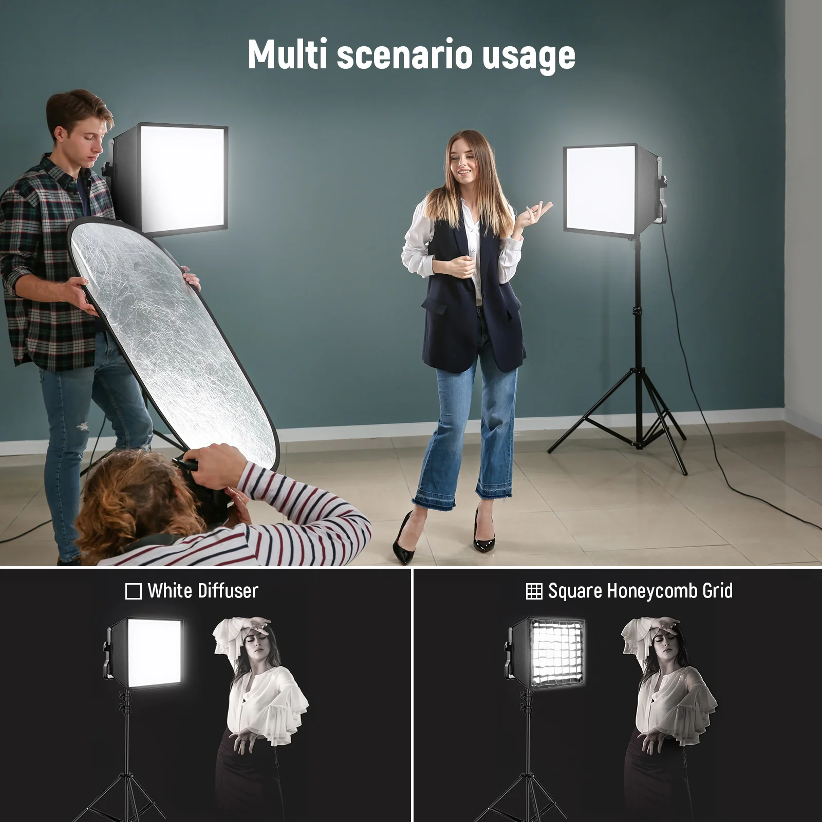 NEEWER 12.2” x 11.4” Foldable Softbox Diffuse - Image 7