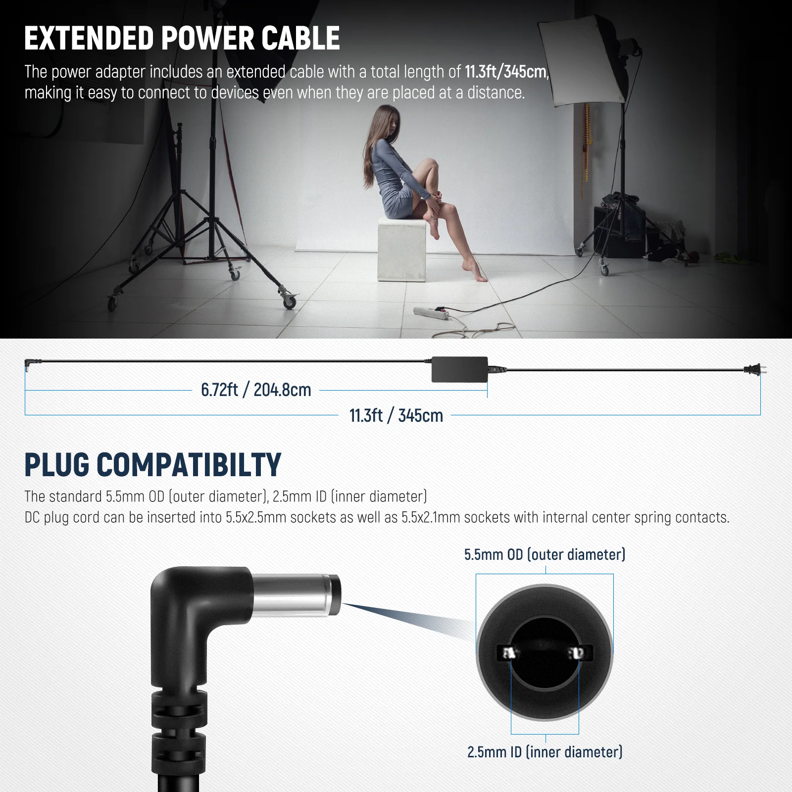 NEEWER 15V 4.8A 72W Power Supply - Image 3