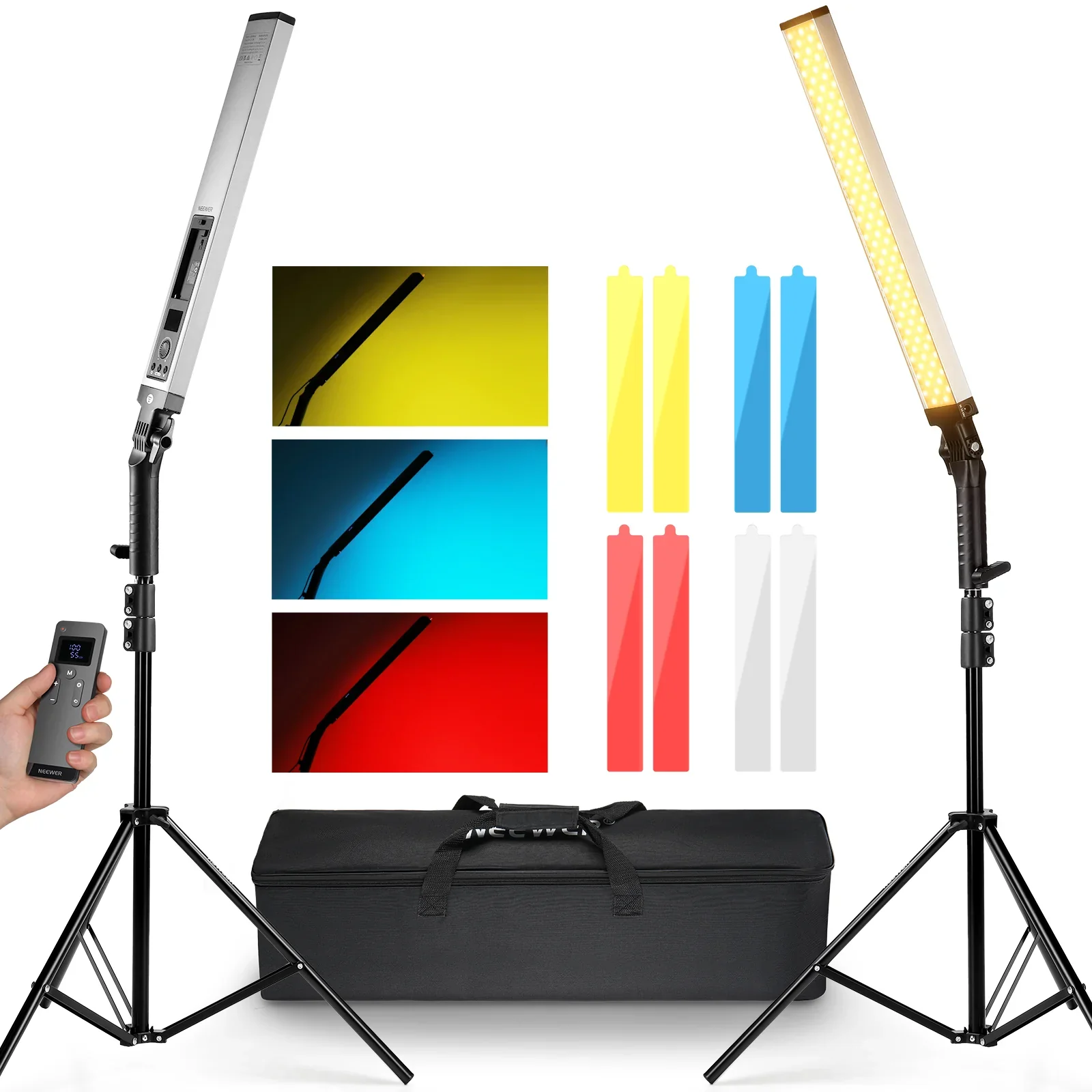 NEEWER BH20B Upgraded 21W LED Video Light Stick Kit - Image 10
