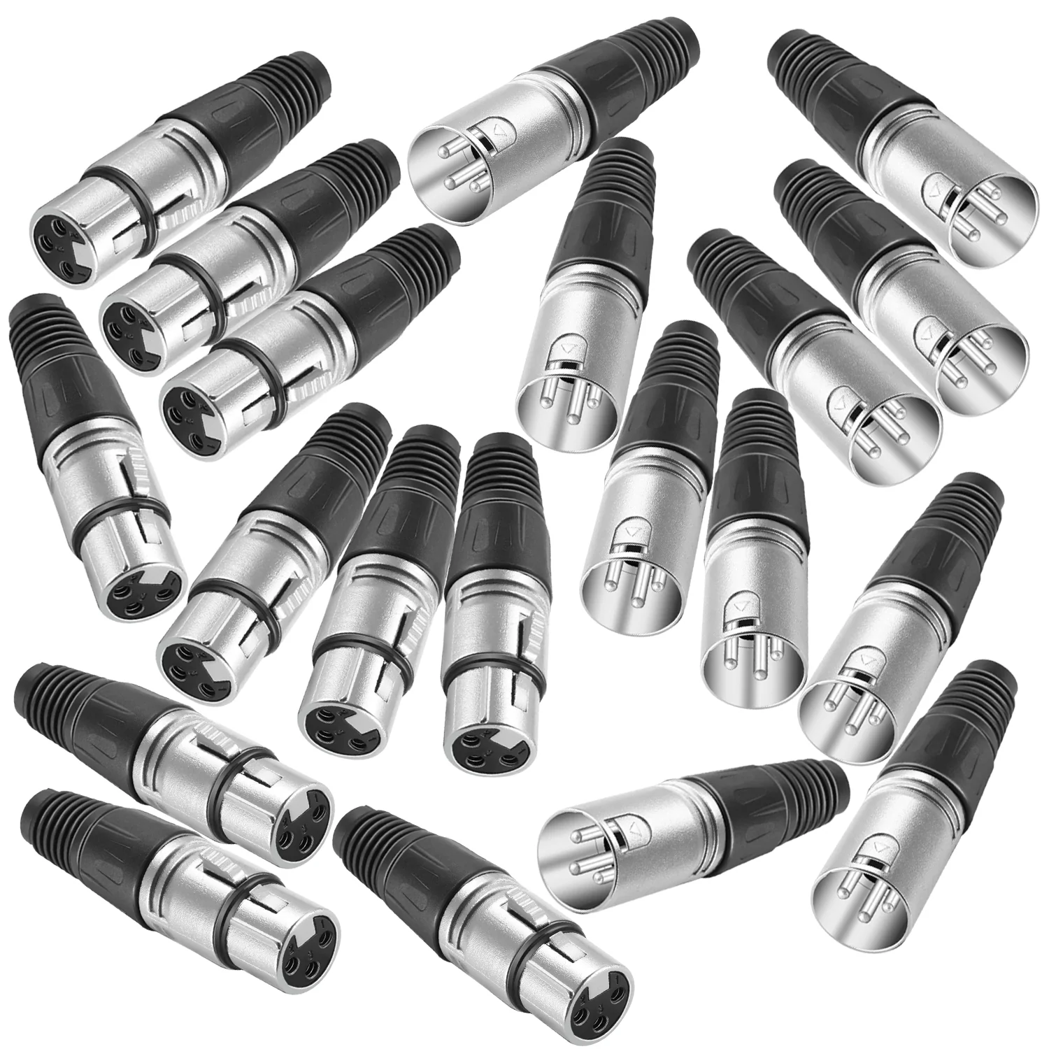 NEEWER 20-Piece 3 Pin XLR Solder Type Connector - Image 5