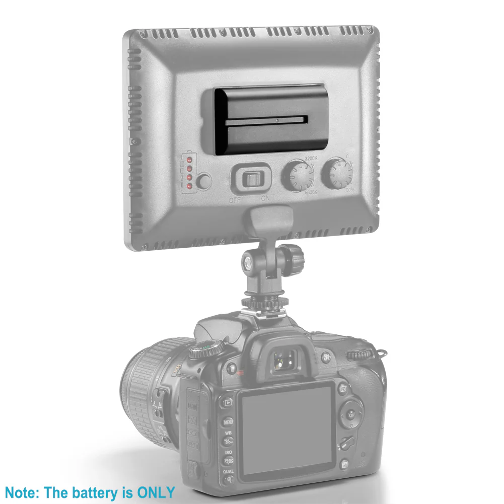 NEEWER 2-Pack 2600mAh Replacement Battery For Sony NP-F550/570/530 - Image 3