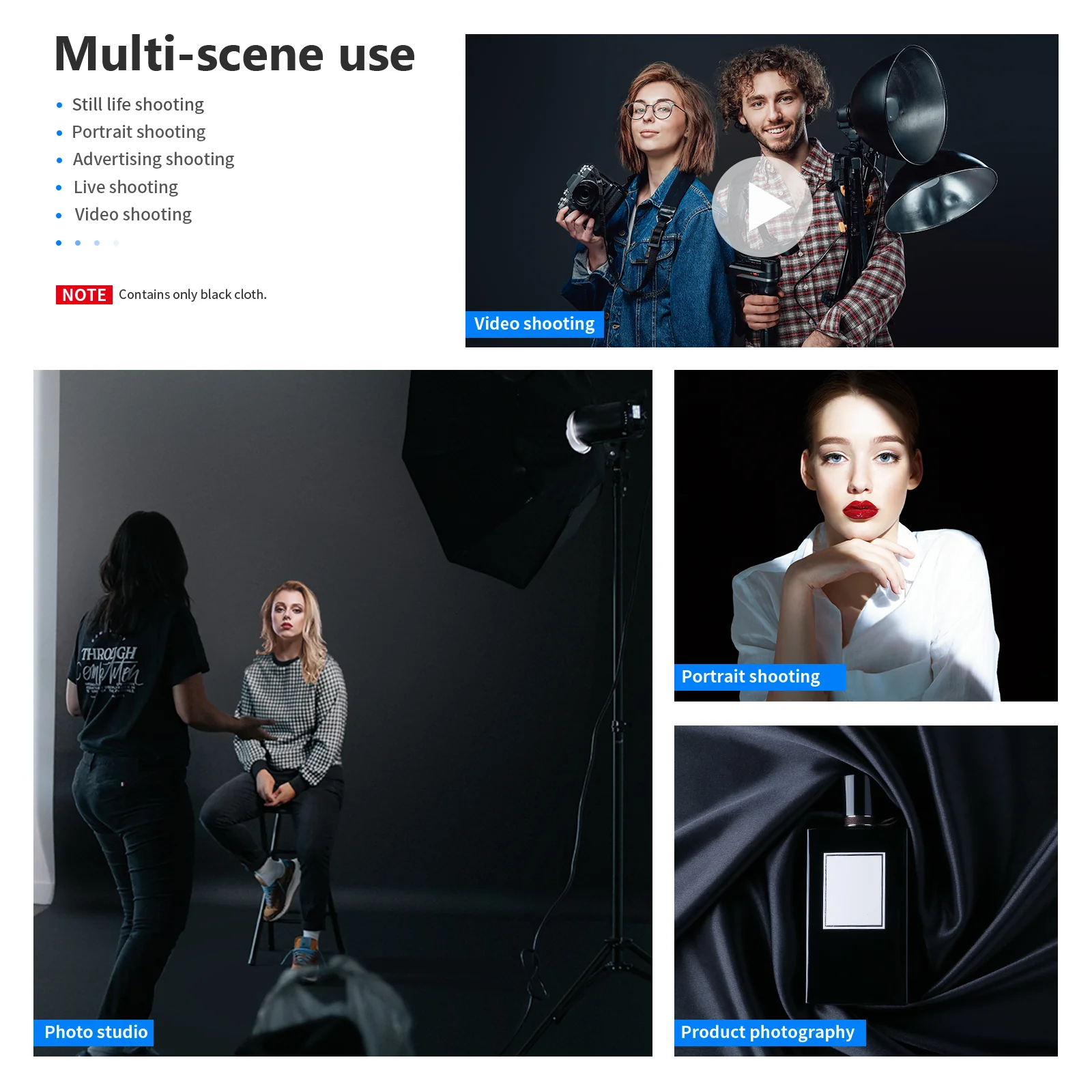 NEEWER 3×3.6m / 10x12ft Collapsible Backdrop - Image 7