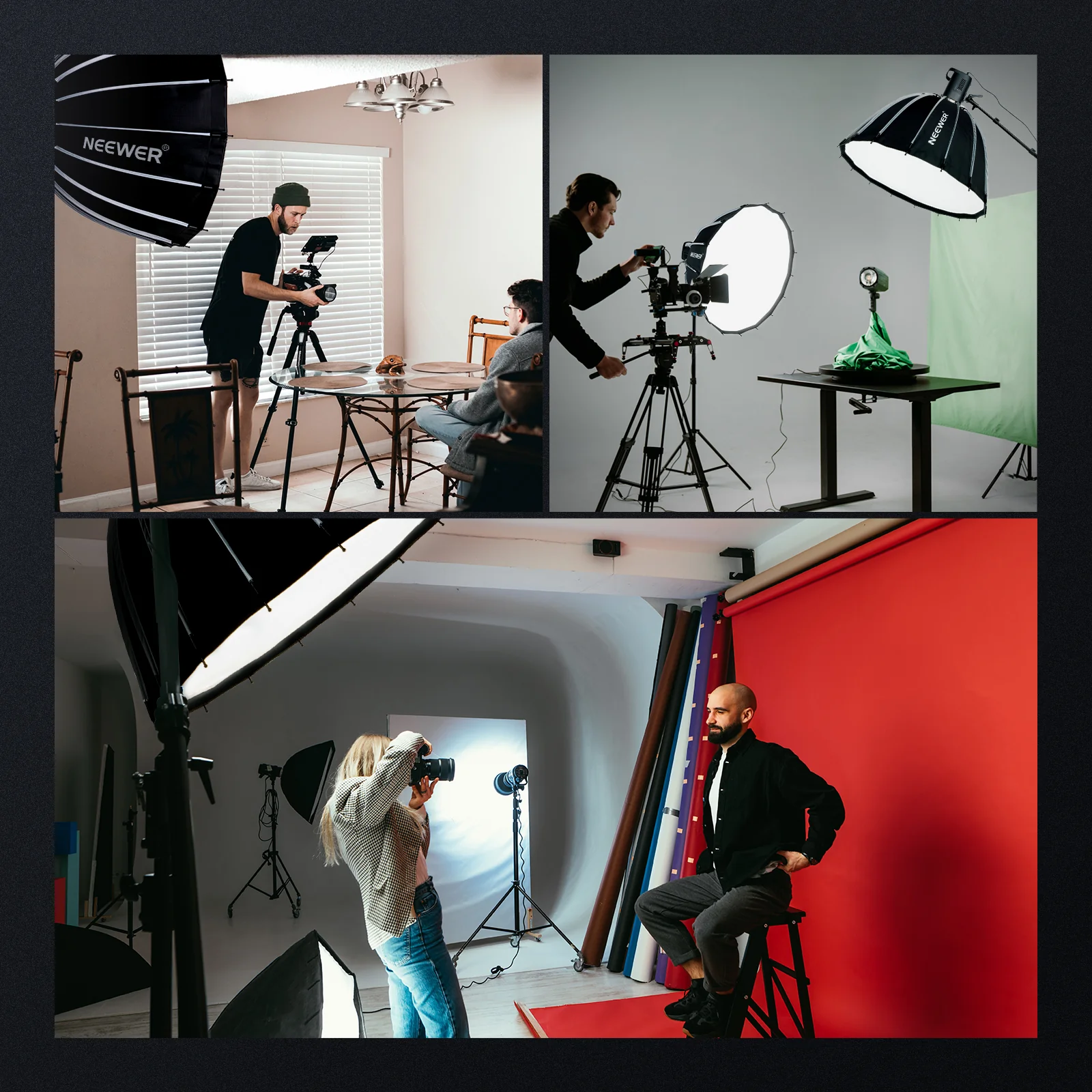 NEEWER 65CM/85CM/120CM Parabolic Softbox - Image 14