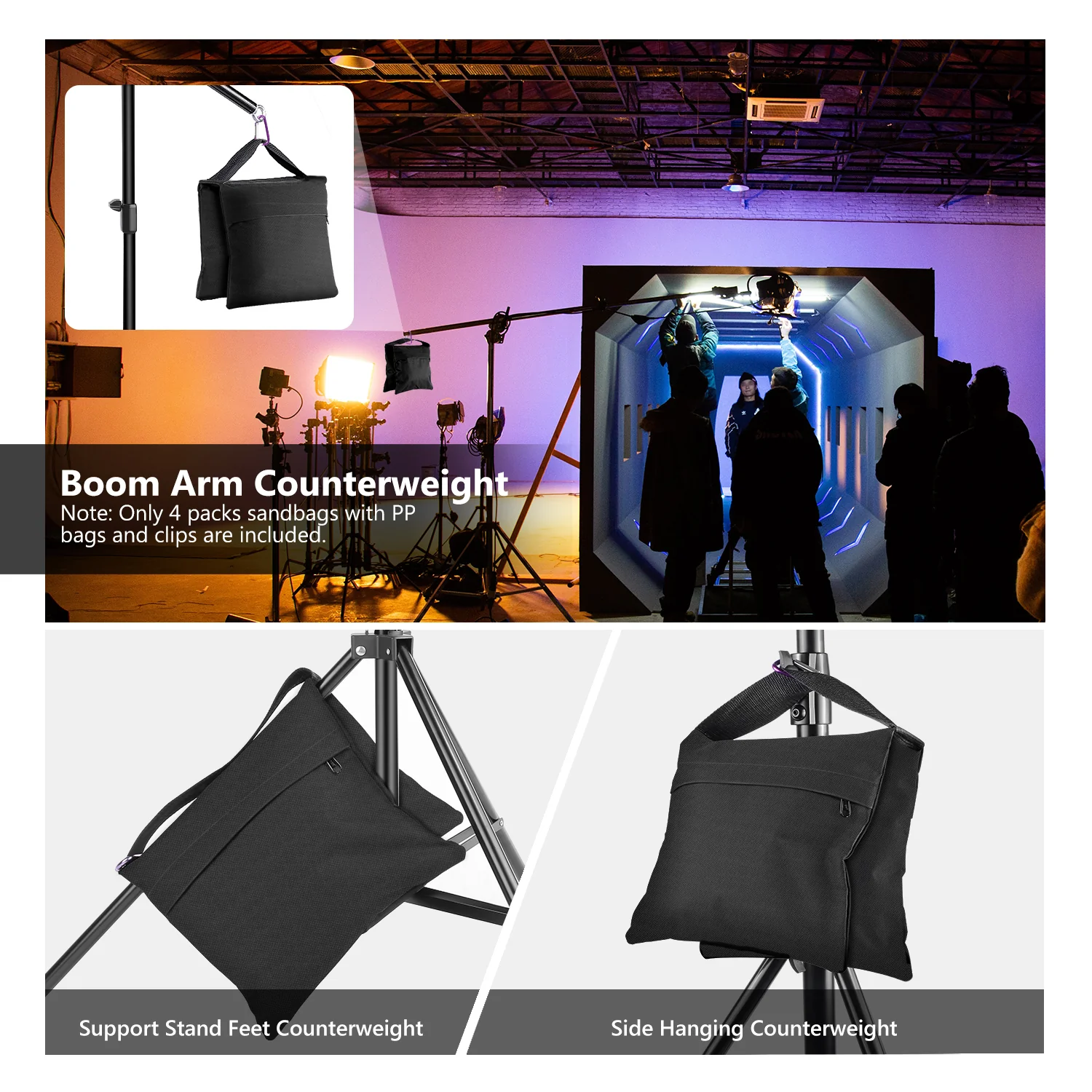 NEEWER 4-Pack Photography Sandbag - Image 6