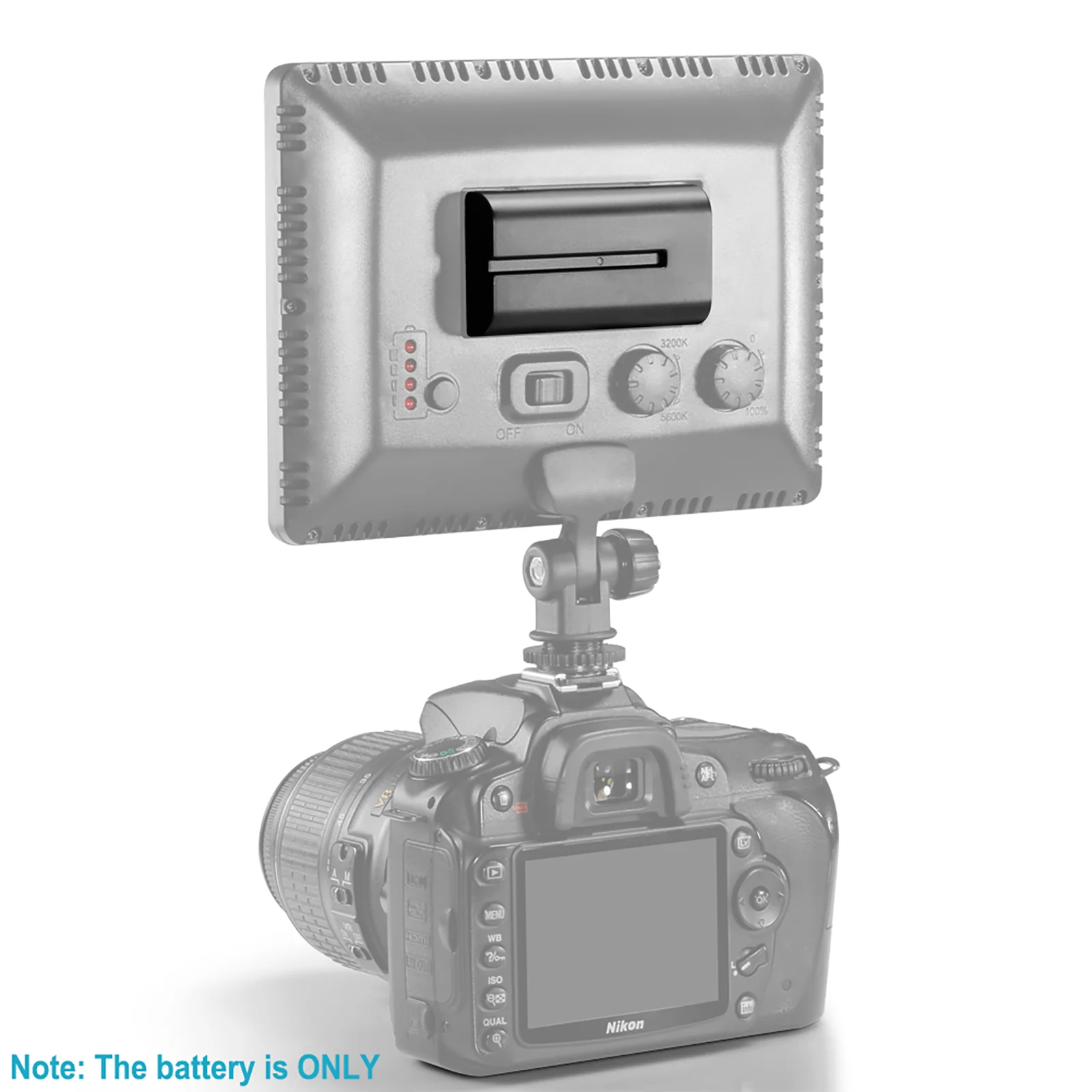 NEEWER 2600mAh Replacement Li-ion Battery for Sony NP-F550/570/530 - Image 4