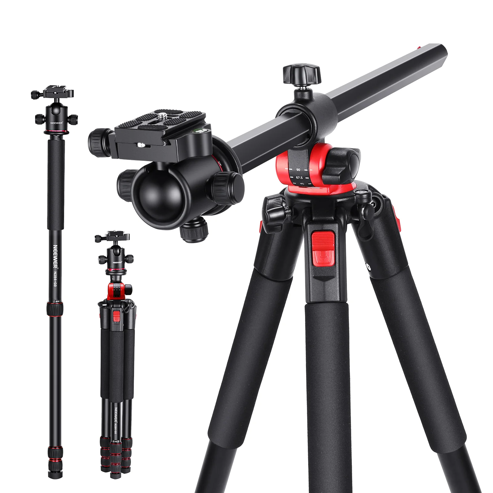 NEEWER N284L+G0 Camera Tripod Monopod - Image 10