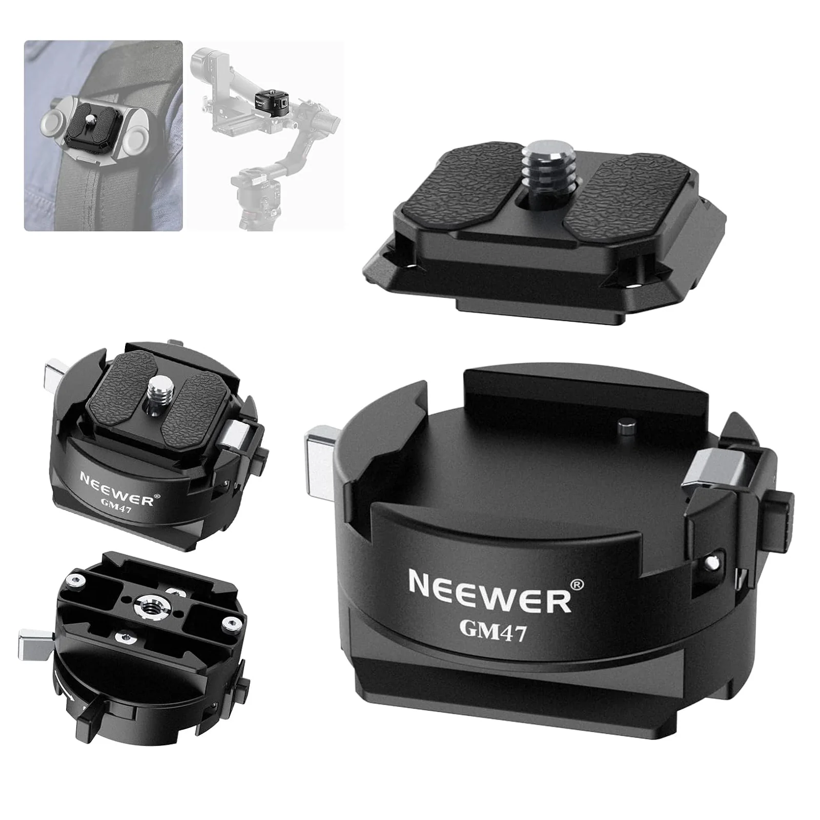 NEEWER GM34 Camera Quick Release Plate Kit - Image 10