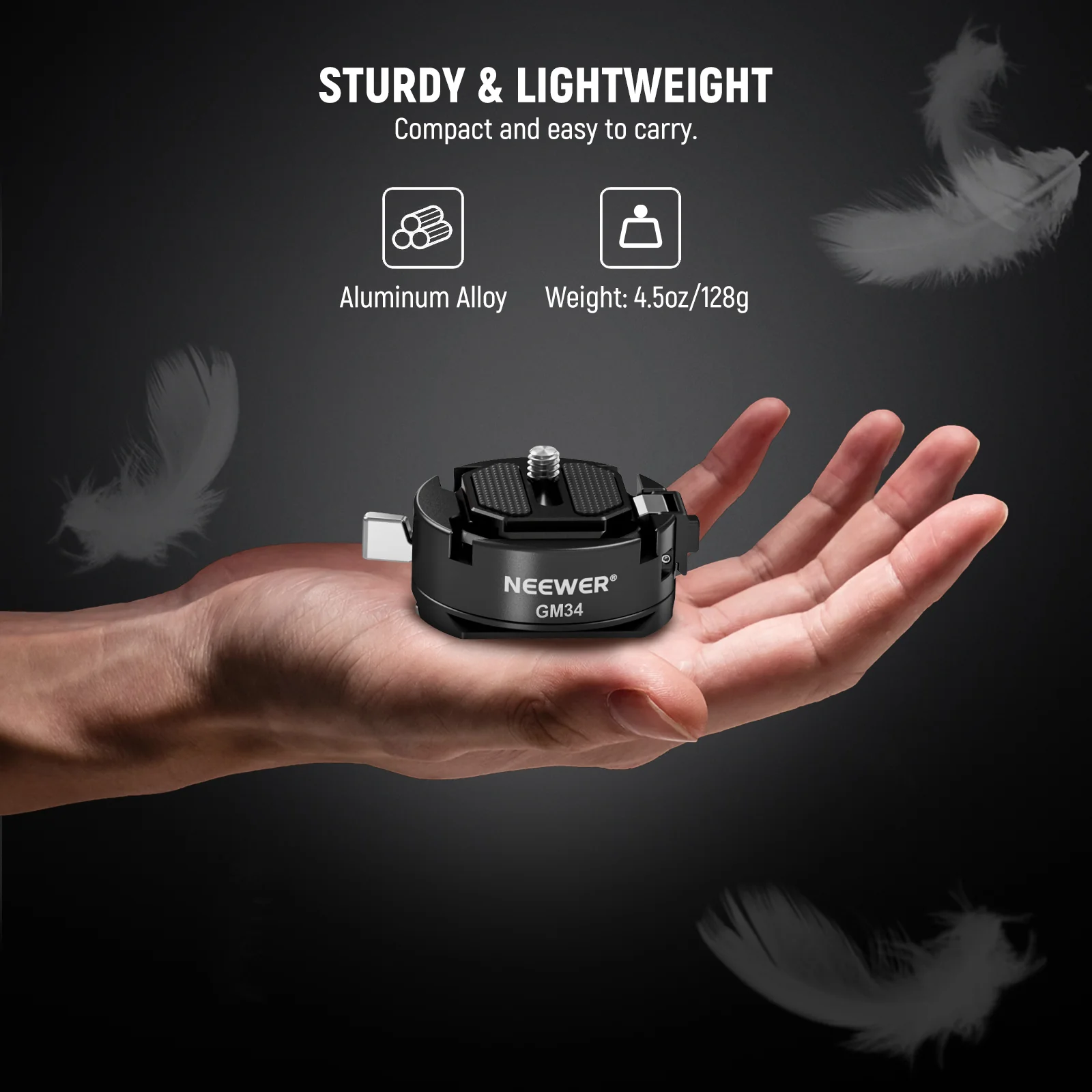 NEEWER GM34 Camera Quick Release Plate Kit - Image 8