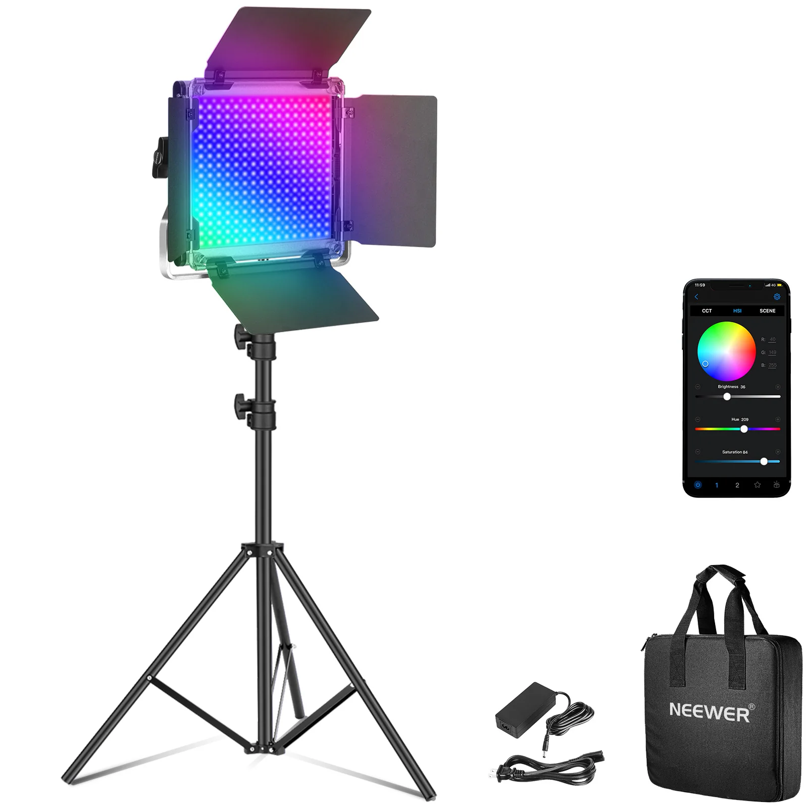 NEEWER Upgraded RGB660 PRO II LED Video Light - Image 10