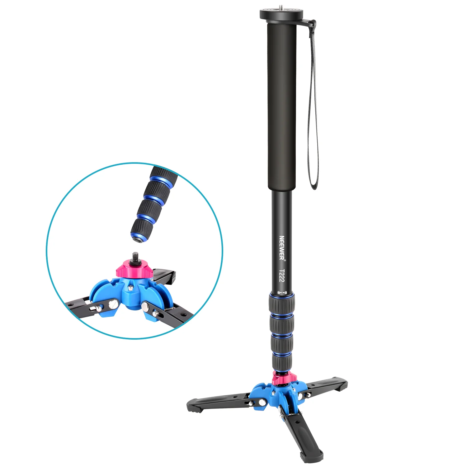 NEEWER T222 66" Extendable Camera Monopod - Image 4