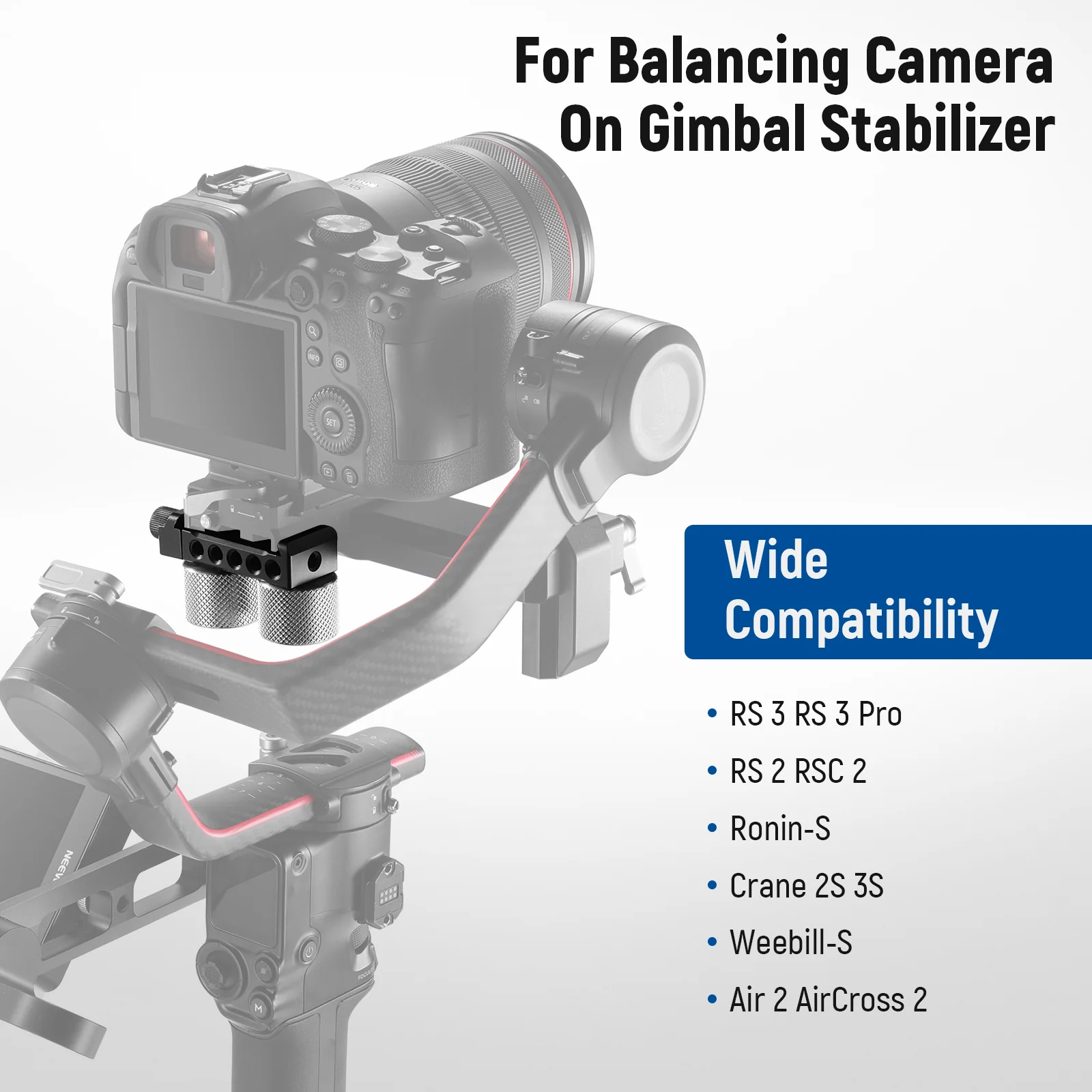 NEEWER GA001 Gimbal Counterweights and Clamp Kit for DJI - Image 3