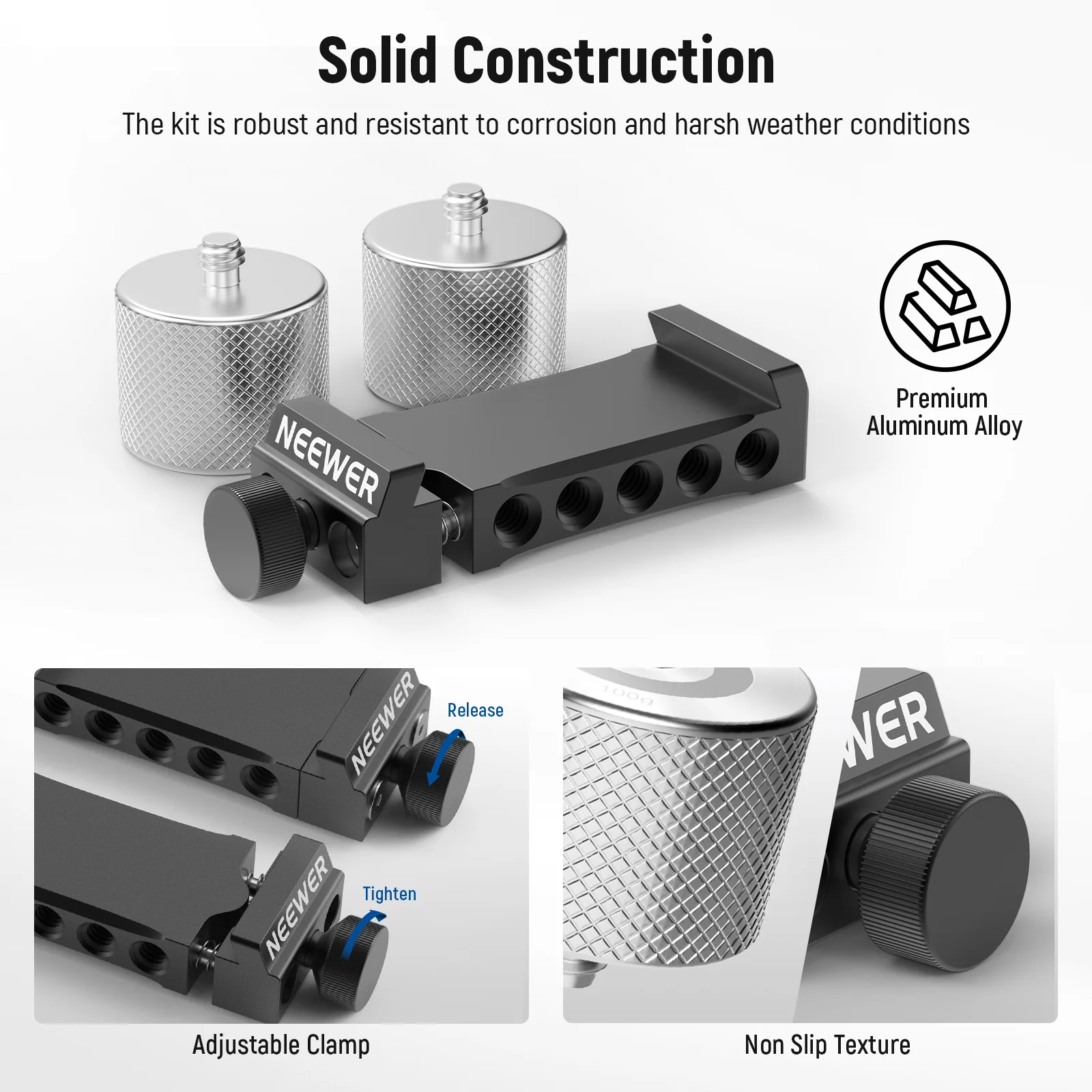 NEEWER GA001 Gimbal Counterweights and Clamp Kit for DJI - Image 6