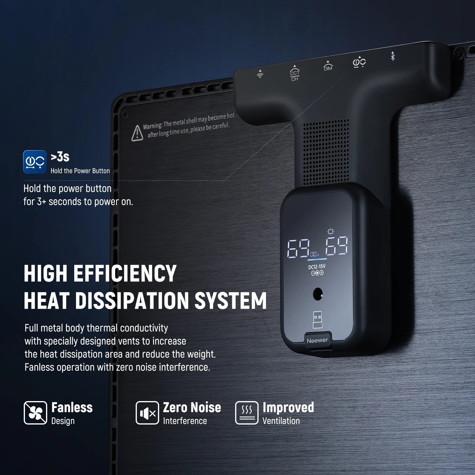 NEEWER GL1 PRO 15.5" Key Light Streaming Light For Elgato - Image 9