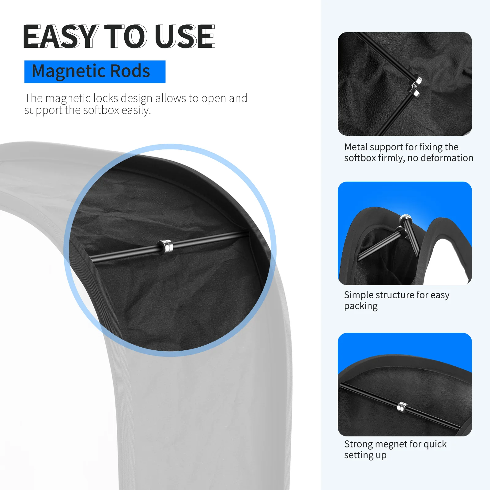 NEEWER LED Light Panel Softbox for 660 LED Panel Light - Image 7