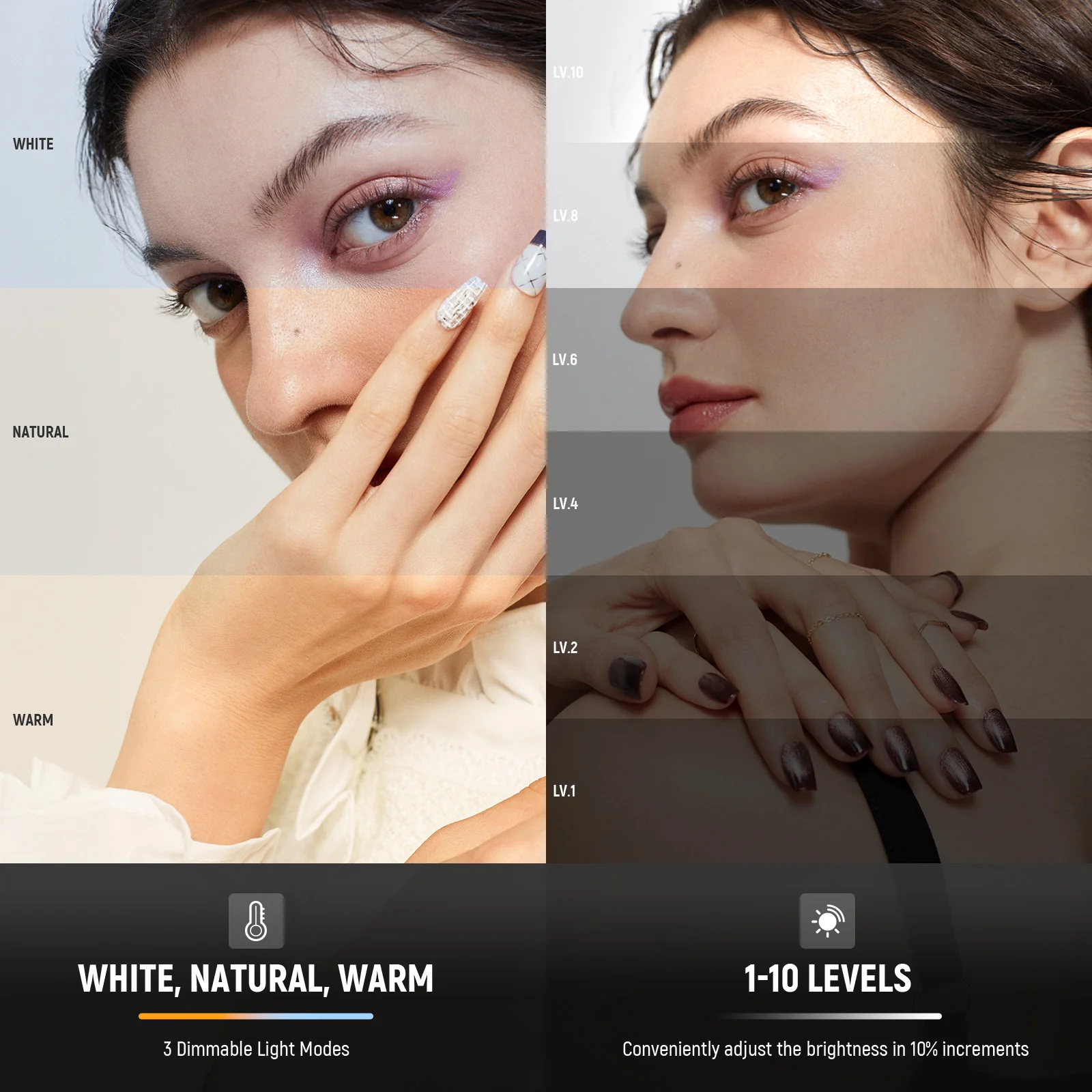 NEEWER BASICS NL-60AI Selfie Light with Phone Clip - Image 3