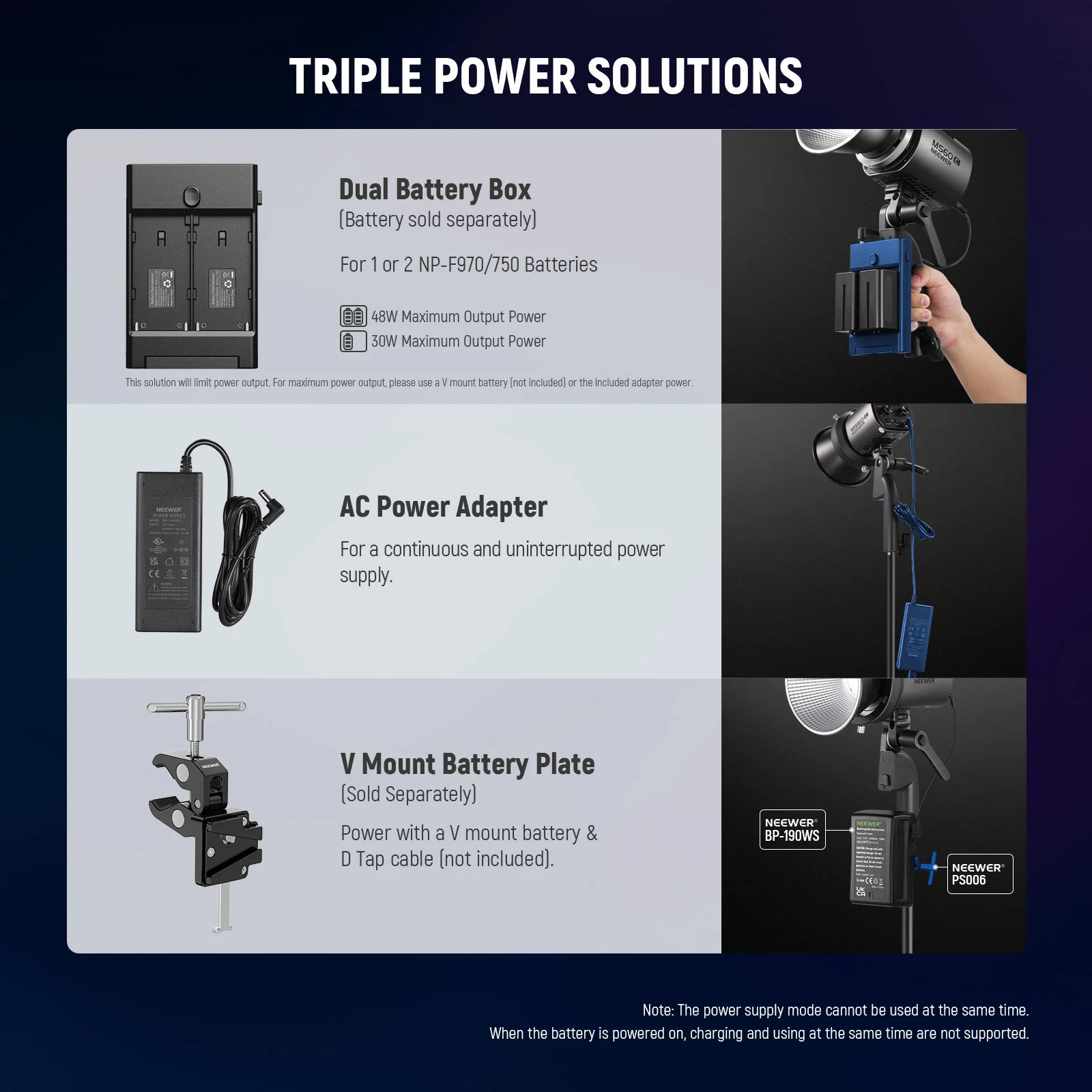 NEEWER MS60C RGB LED Video Light Handheld Spotlight - Image 7