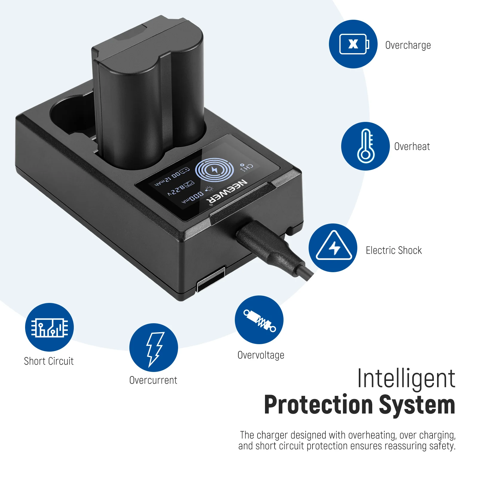 NEEWER NP-W235 Camera Battery Charger Set - Image 5