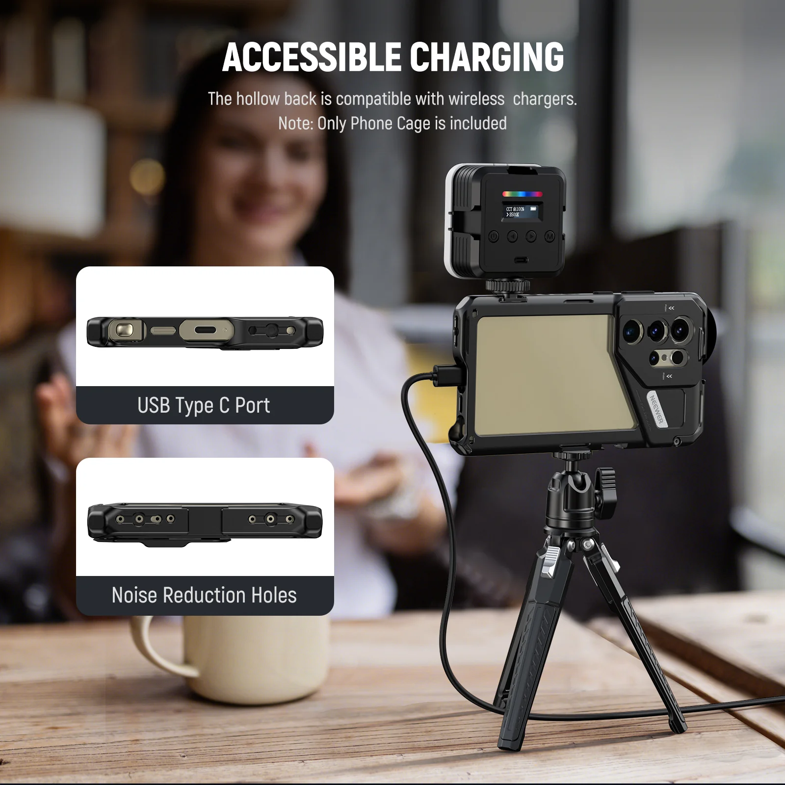 NEEWER PA042 Phone Cage For SAMSUNG S24 Ultra - Image 7