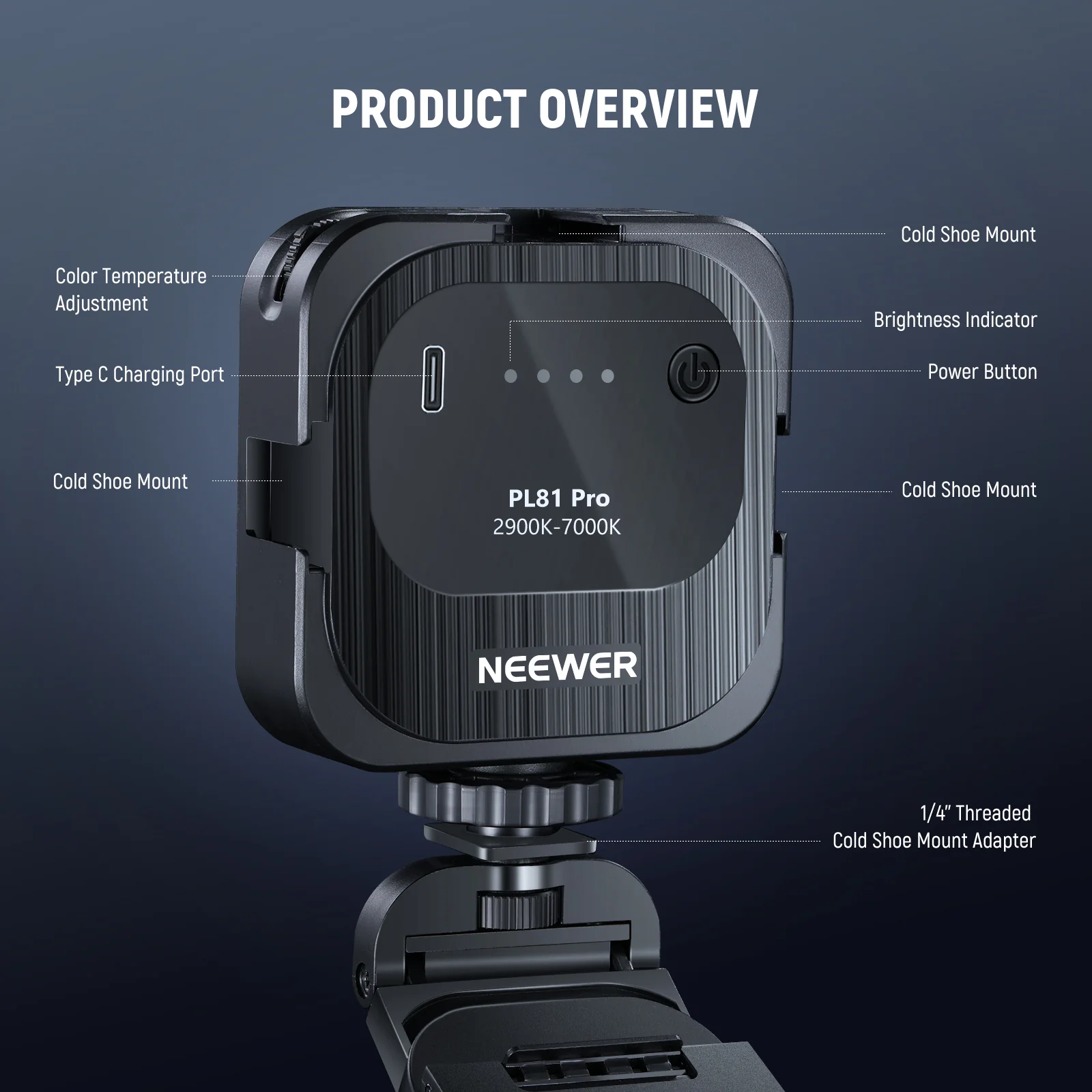 NEEWER PL81 PRO Professional LED Streaming Light - Image 9