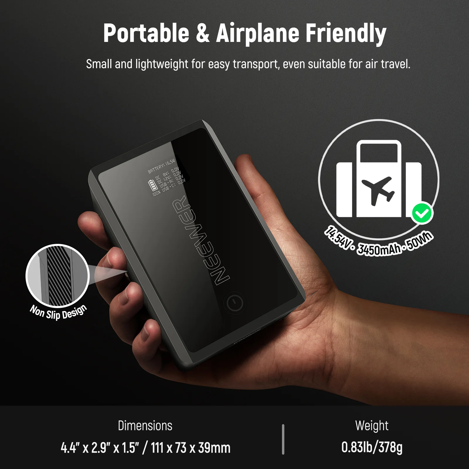 NEEWER V Mount Battery PS050E 3450mAh 50Wh 14.54V - Image 7