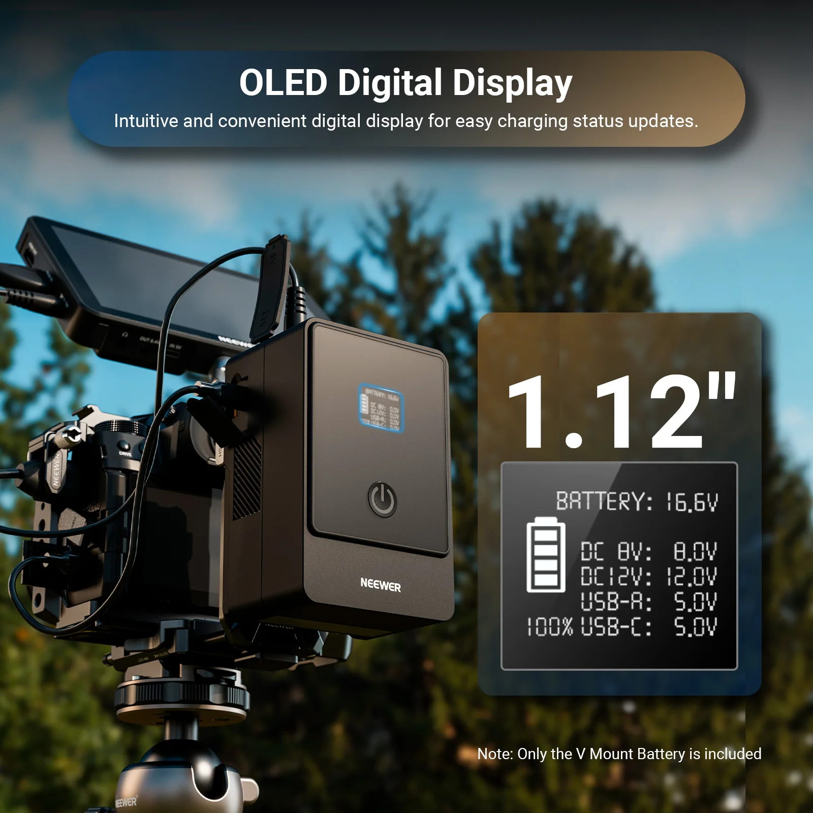 NEEWER V Mount Battery PS099E/PS099F 6800mAh 14.5V 99Wh - Image 14