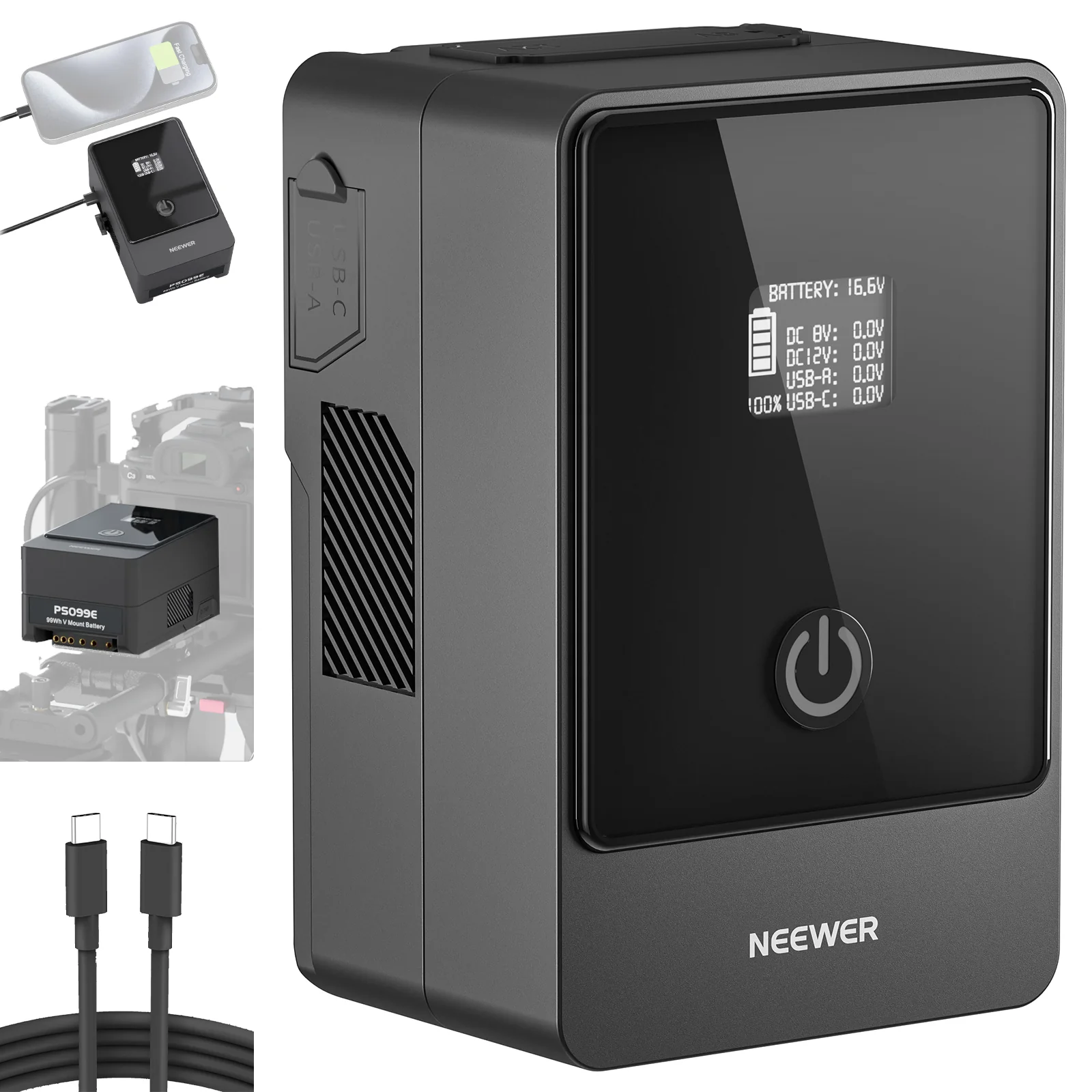 NEEWER V Mount Battery PS099E/PS099F 6800mAh 14.5V 99Wh - Image 19