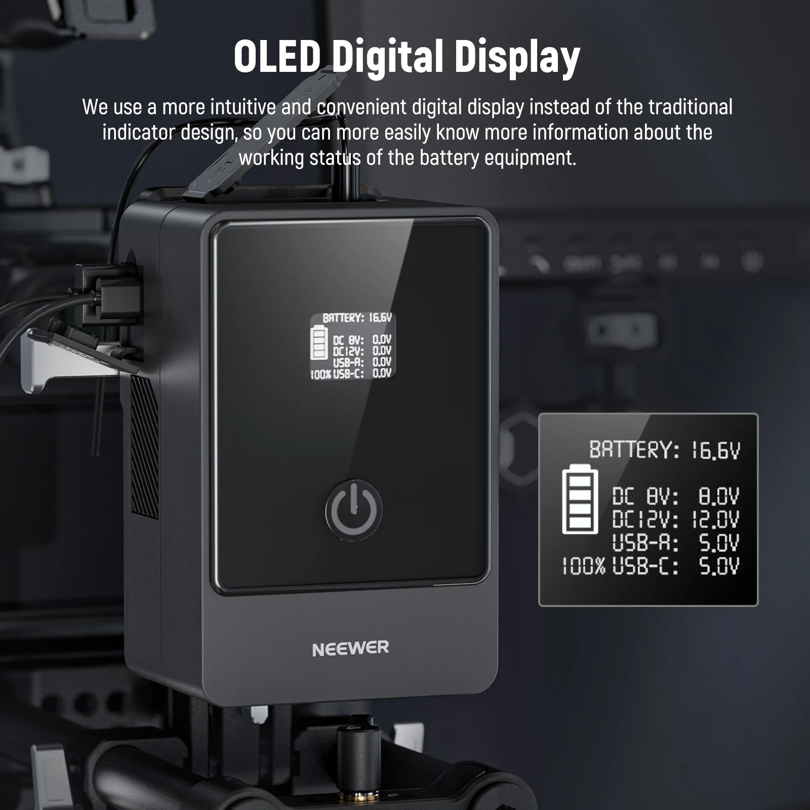 NEEWER V Mount Battery PS099E/PS099F 6800mAh 14.5V 99Wh - Image 22