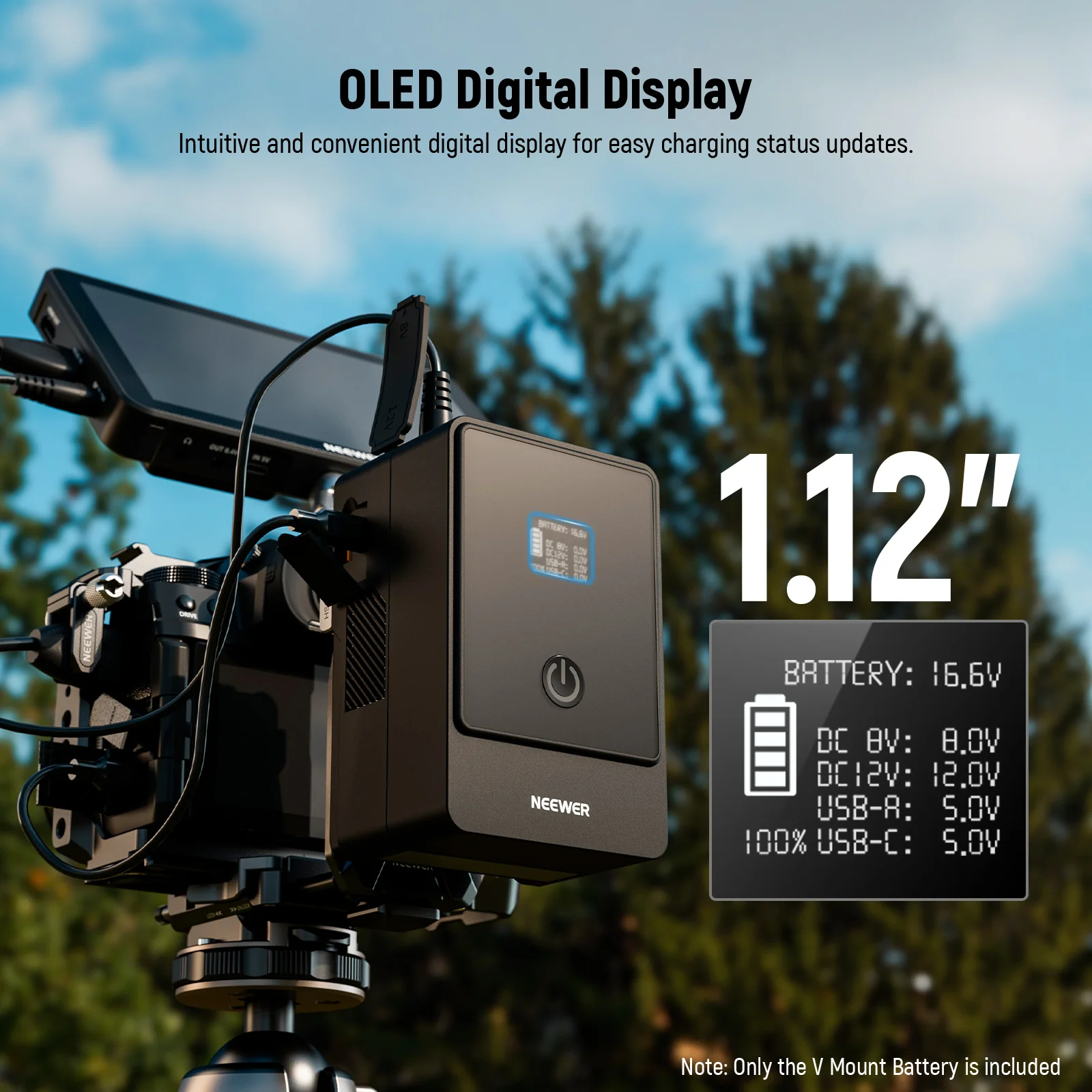 NEEWER V Mount Battery PS099E/PS099F 6800mAh 14.5V 99Wh - Image 7