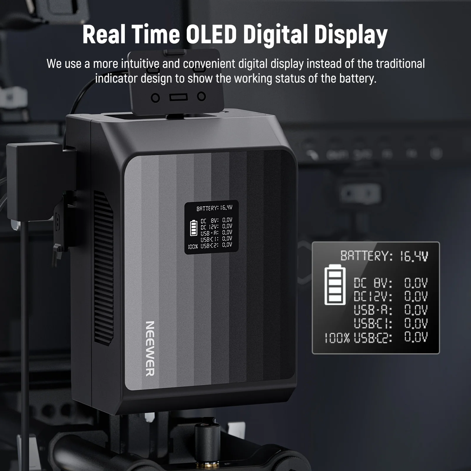 NEEWER V Mount Battery PS099EP 6800mAh 99Wh - Image 8