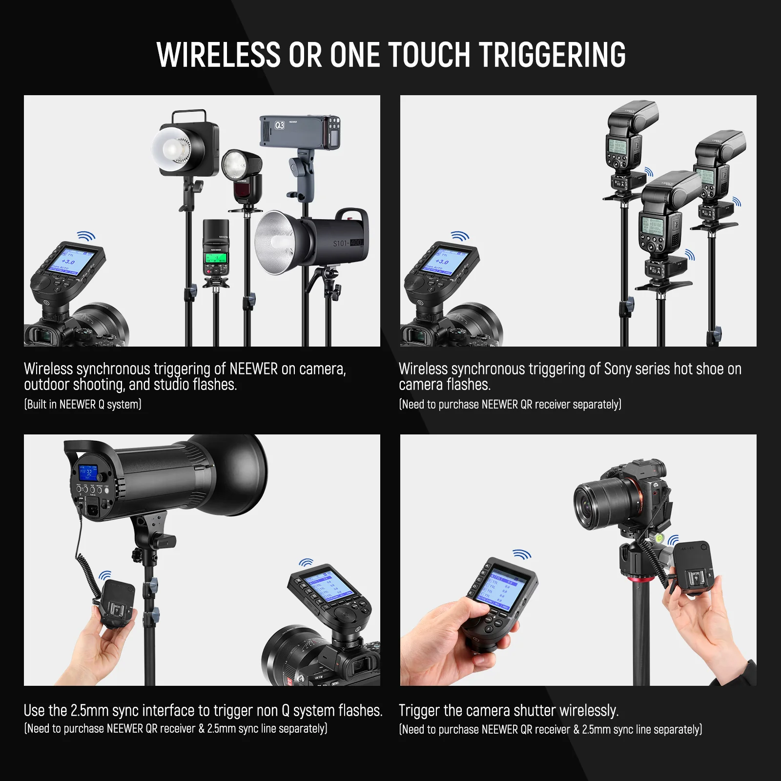 NEEWER QPRO TTL Wireless Trigger for Camera - Image 17