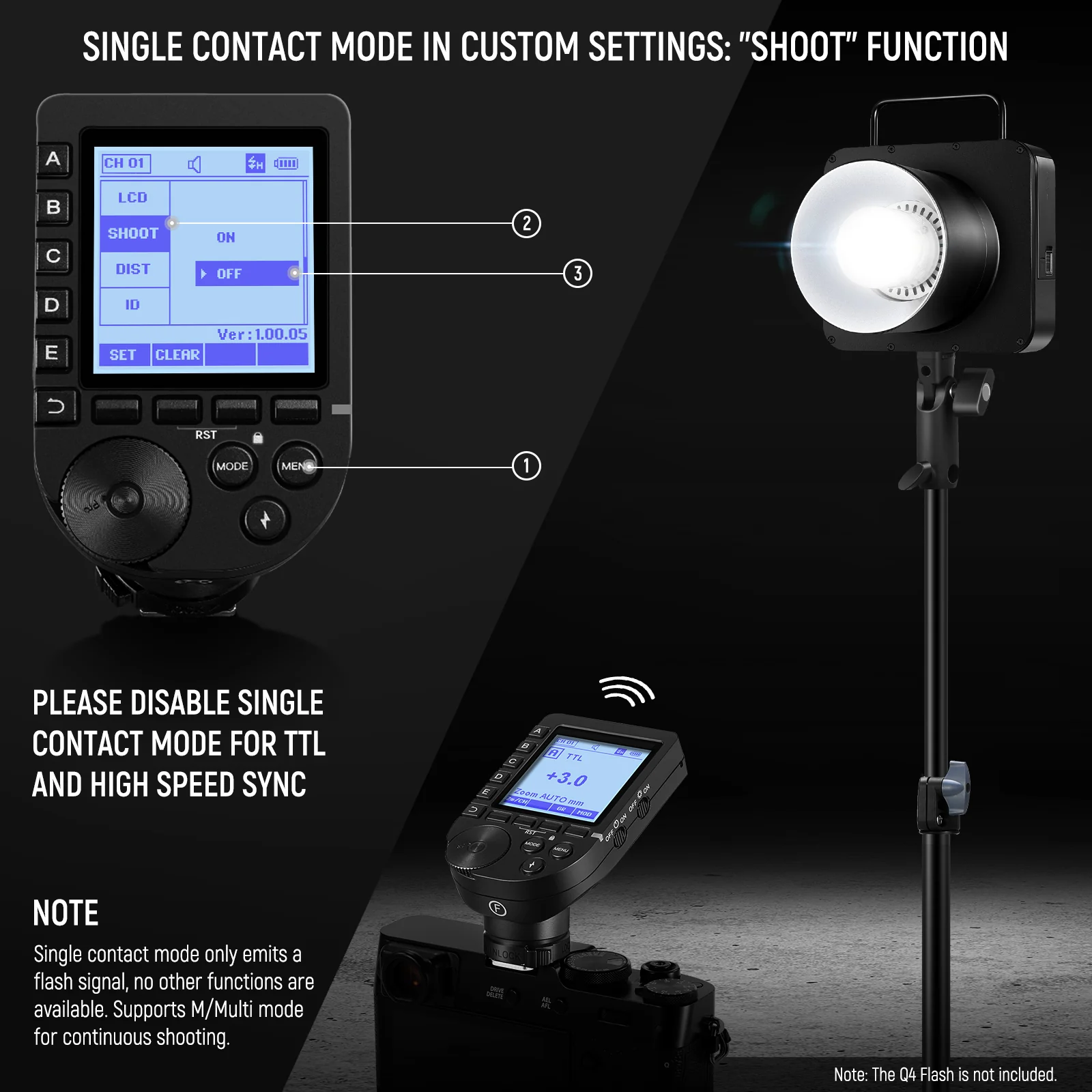NEEWER QPRO TTL Wireless Trigger for Camera - Image 20