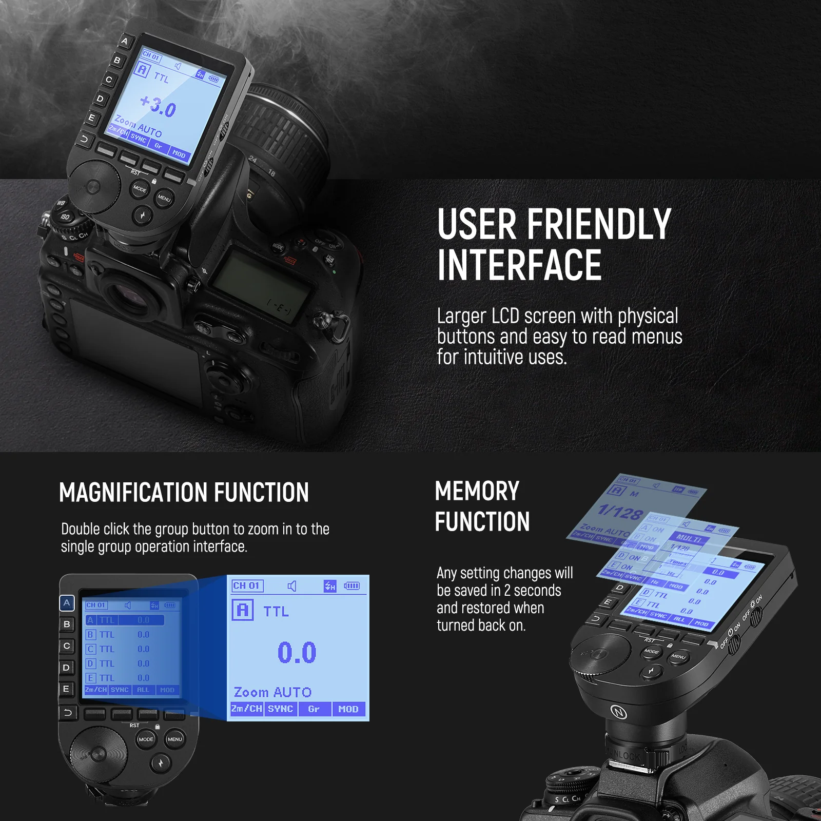 NEEWER QPRO TTL Wireless Trigger for Camera - Image 30