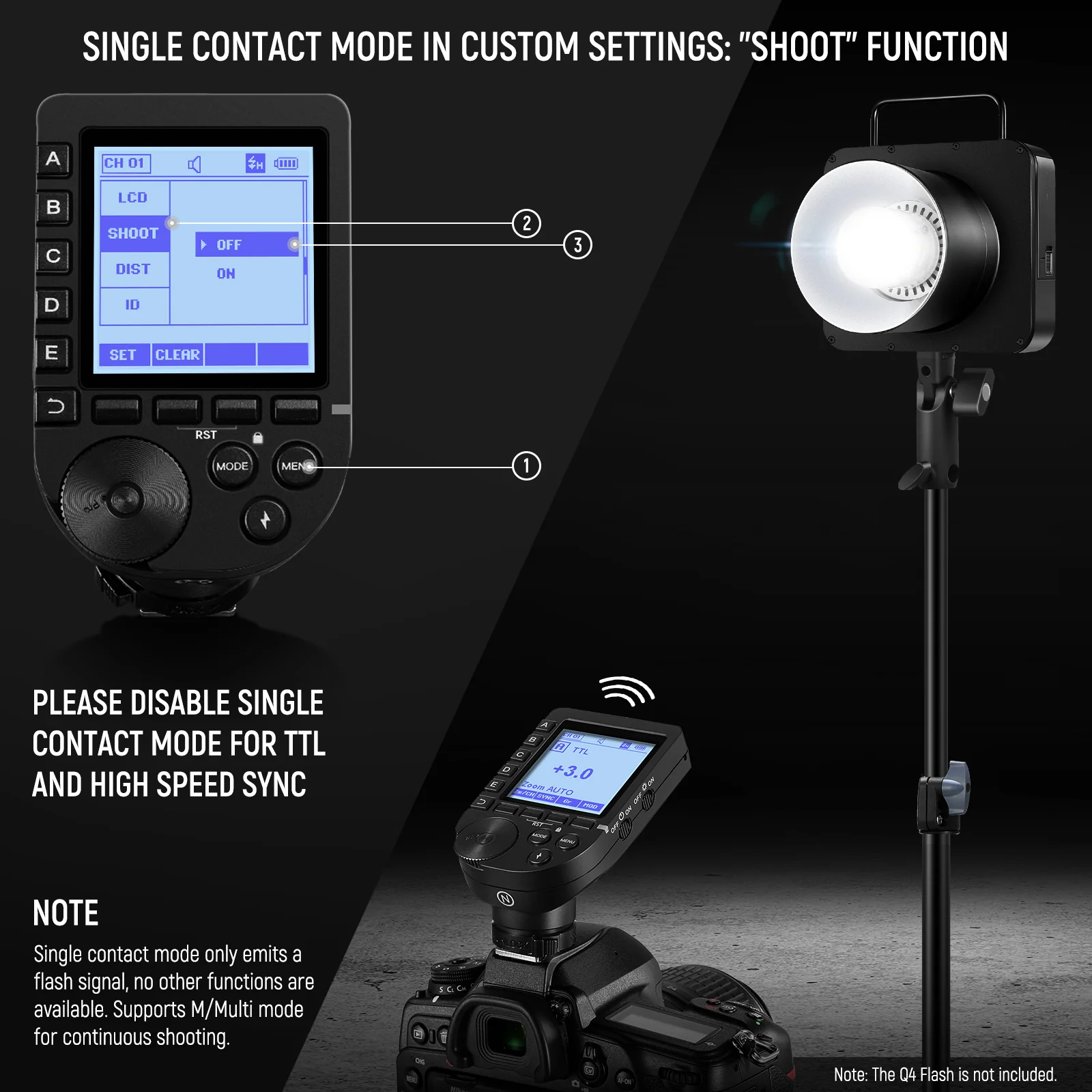 NEEWER QPRO TTL Wireless Trigger for Camera - Image 32