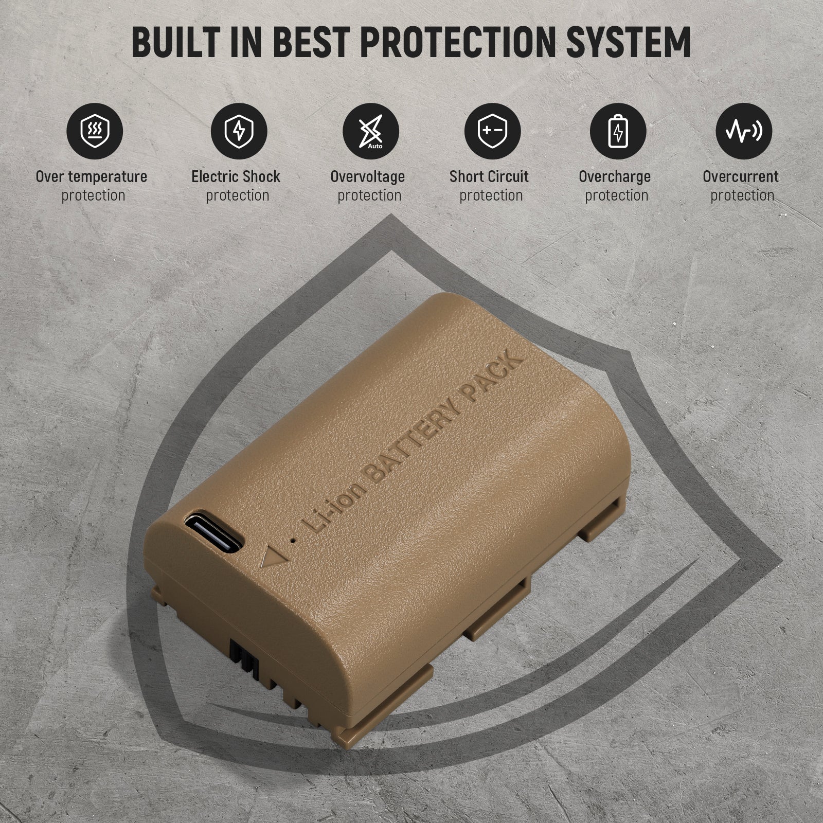 NEEWER LP-E6NH R6 II Rechargeable Canon Camera Battery - Image 7