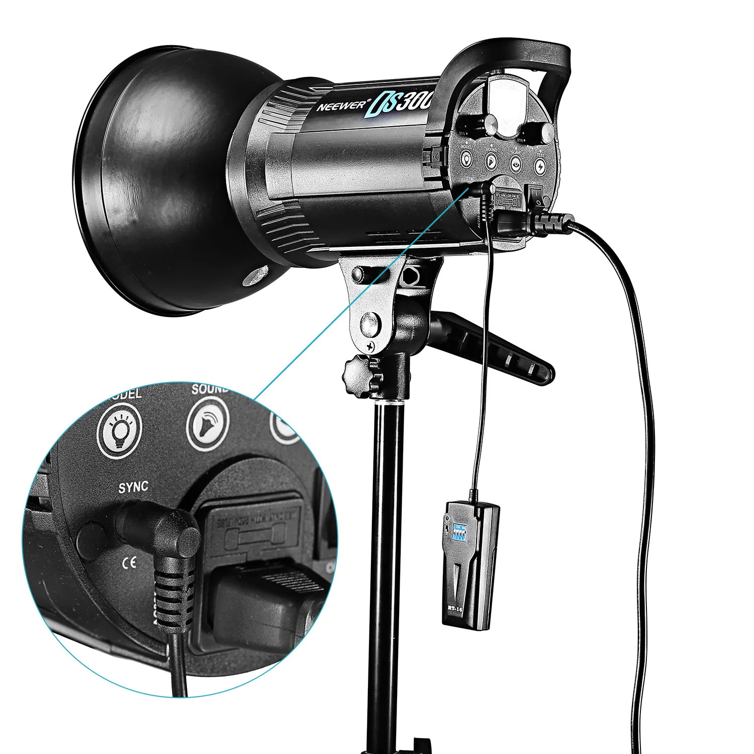 NEEWER RT-16 Wireless Trigger for S101 Studio Flash - Image 5