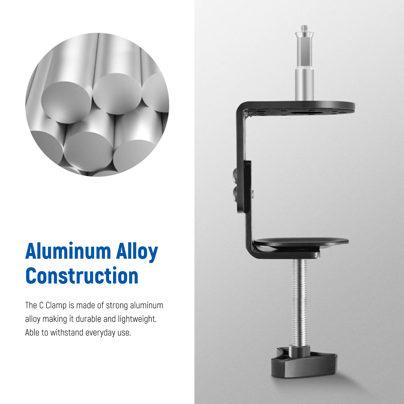 NEEWER ST-CCD1 Heavy Duty C Desk Clamp - Image 7