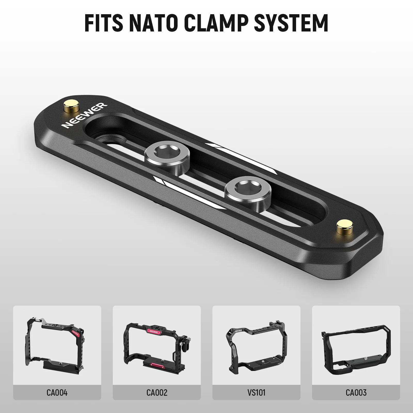 NEEWER UA003/UA007/UA022 Quick Release Mini NATO Rail - Image 5