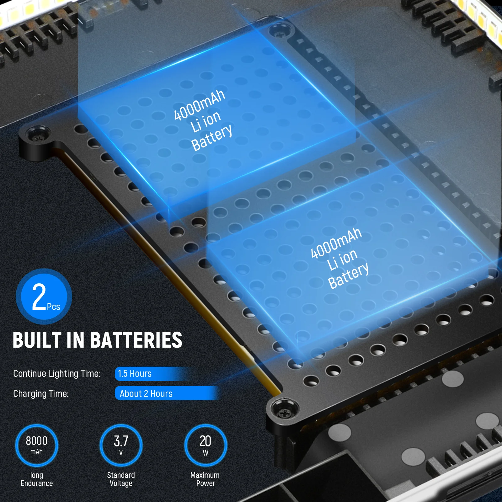 NEEWER NL-192AI Bi-Color LED Panel Light - Image 13