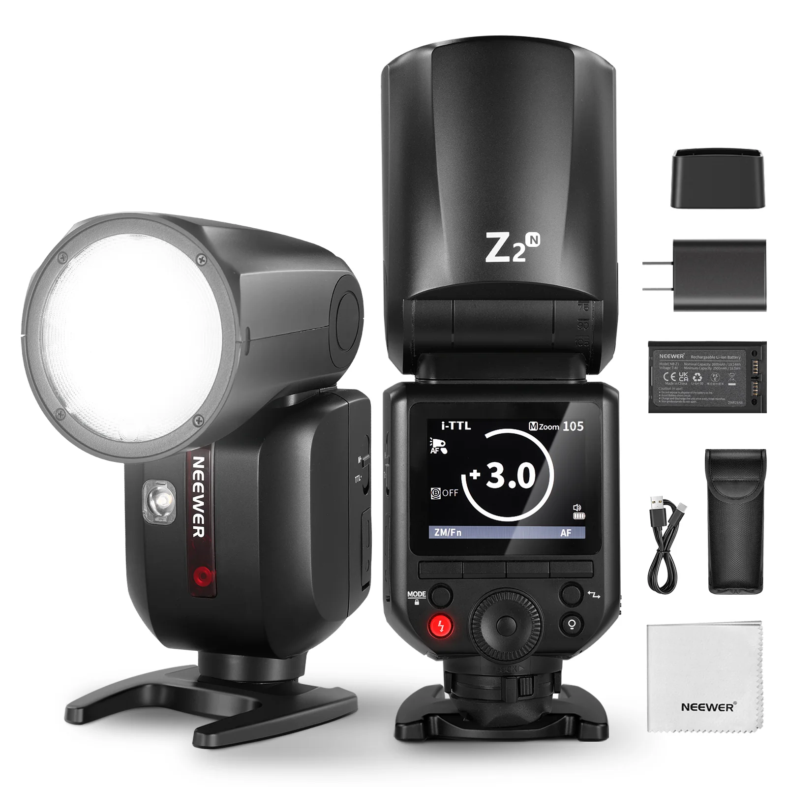 NEEWER Z2 TTL Round Head Flash Speedlite - Image 11