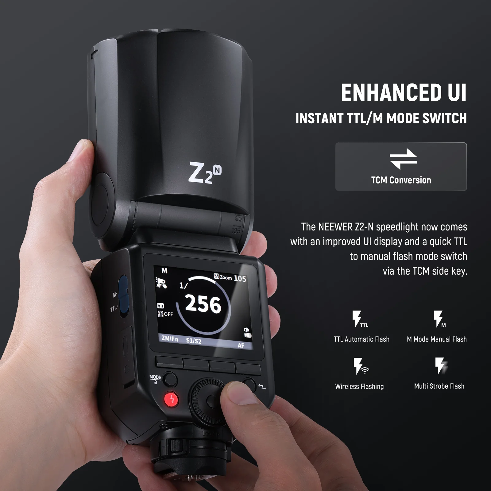 NEEWER Z2 TTL Round Head Flash Speedlite - Image 12