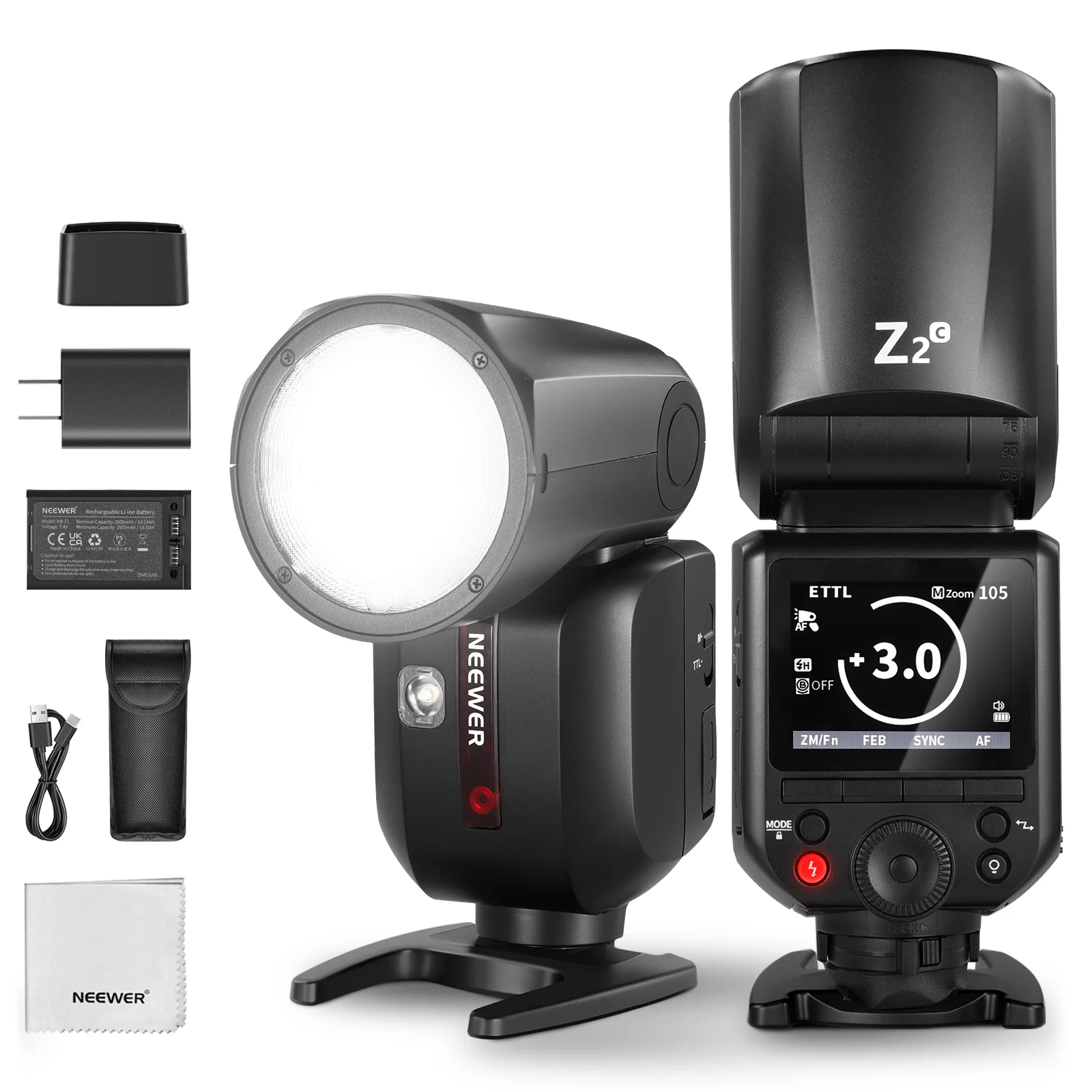 NEEWER Z2 TTL Round Head Flash Speedlite - Image 21