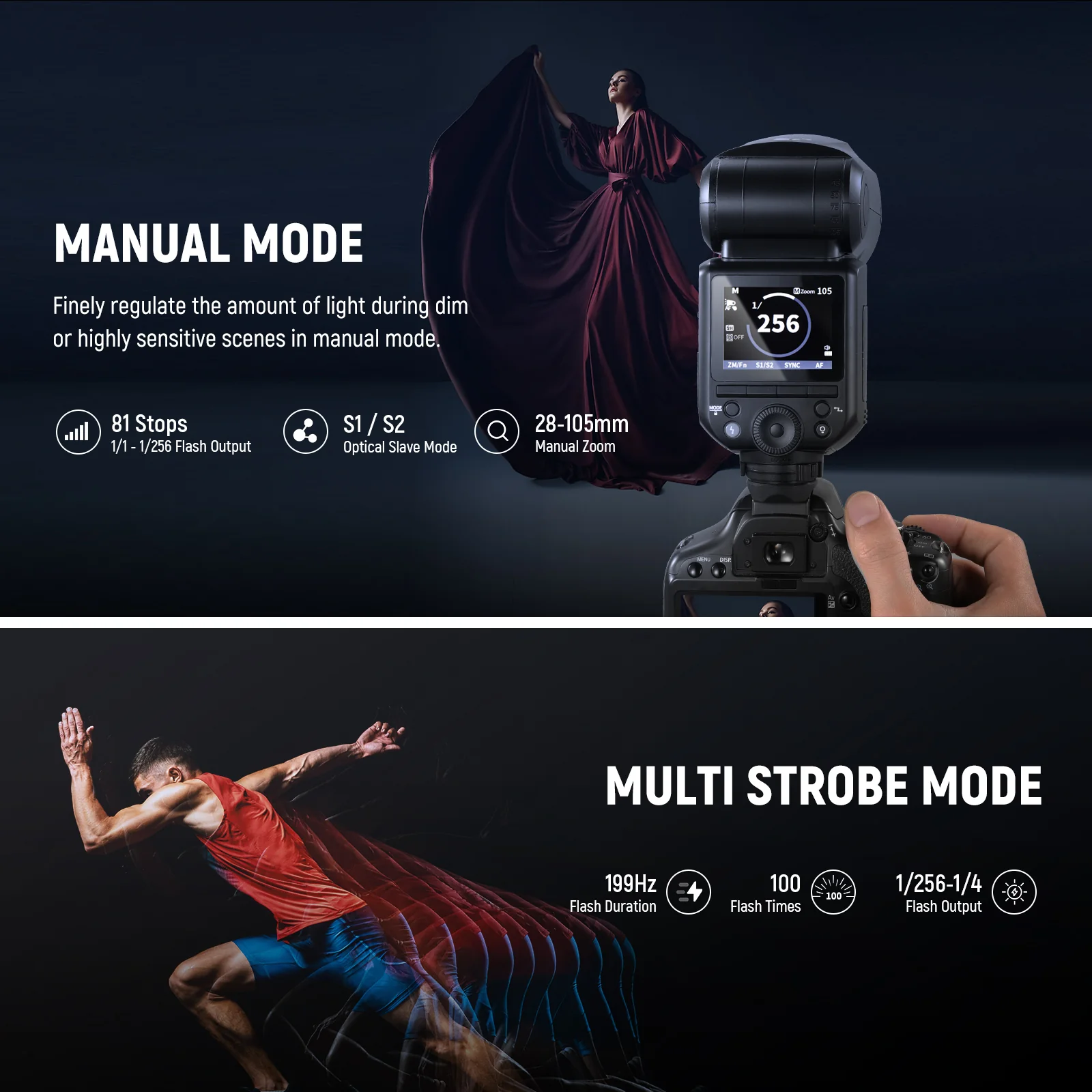 NEEWER Z2 TTL Round Head Flash Speedlite - Image 28